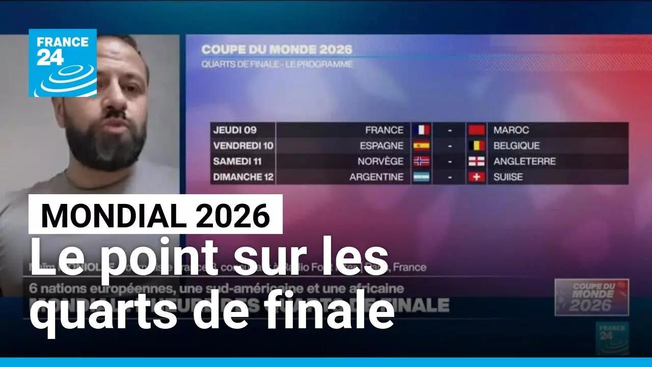 Mondial 2026 : le point sur les quarts de finale • FRANCE 24 cover art