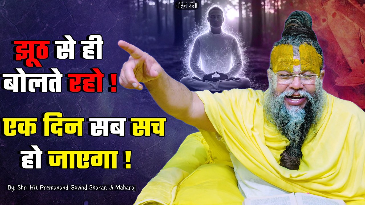 झूठ से ही बोलते रहो, एक दिन सब सच हो जाएगा ! // 10-07-2026 // Shri Hit Premanand Ji Maharaj cover art
