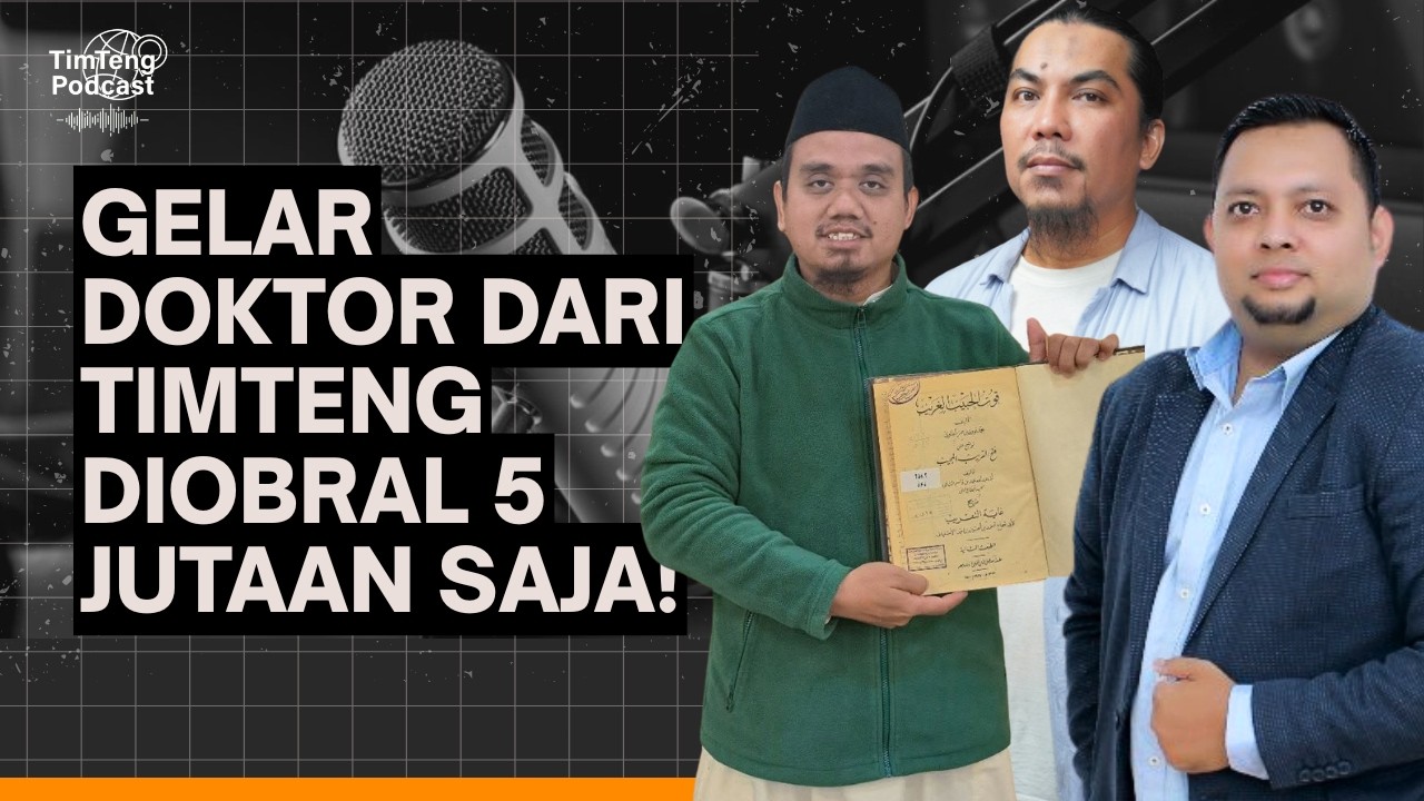 JUAL-BELI GELAR DOKTOR HONORIS CAUSA DIMINATI PARA USTADZ DI INDONESIA cover art