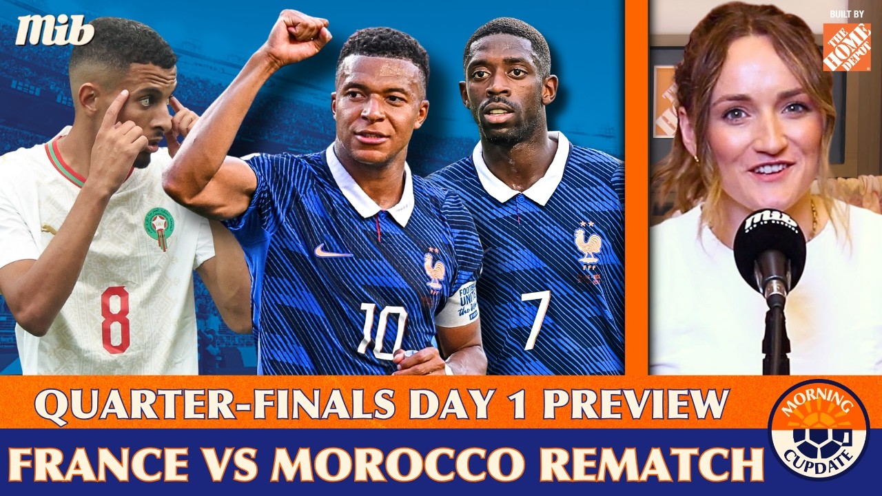 Can Morocco Upset France in a Rematch of the 2022 Semi-Final Match? & the Quarter-Final Bracket cover art