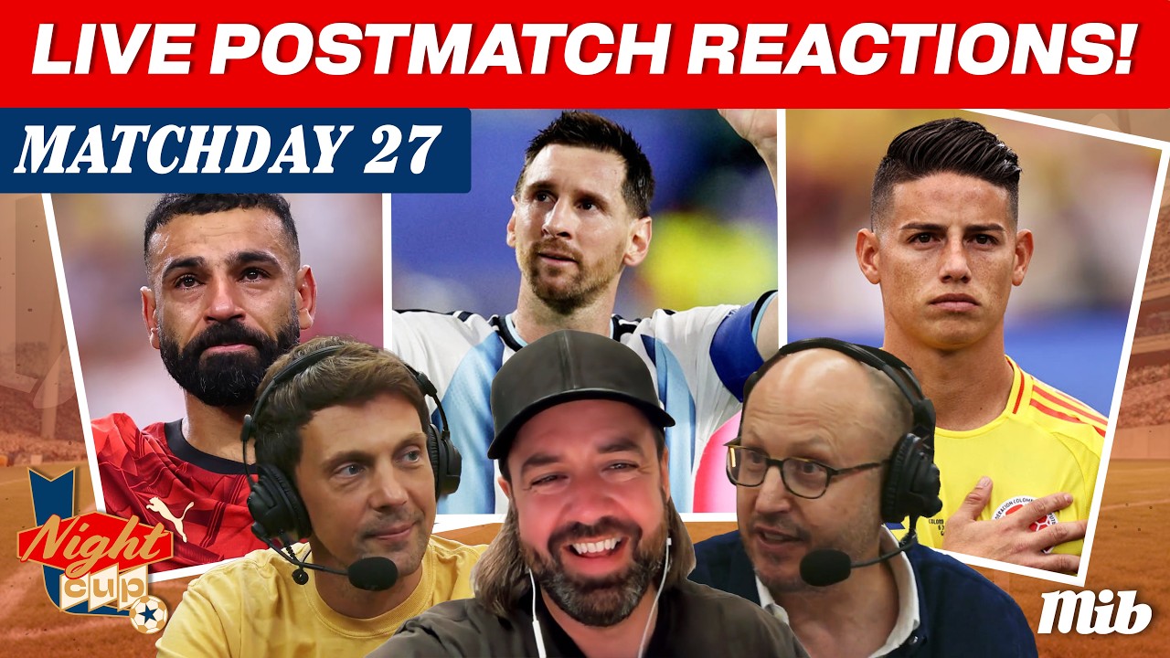 Argentina escapes Egypt | VAR Correct? | COL vs. SUI | LIVE Post-Match Reactions | Night Cup cover art
