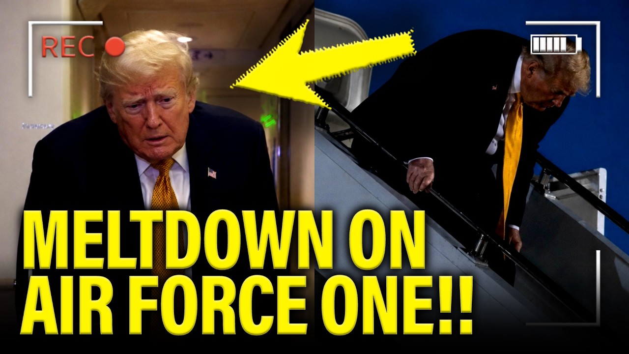 Trump has DISASTER LANDING on AF1 as TRIP COLLAPSES!!! cover art