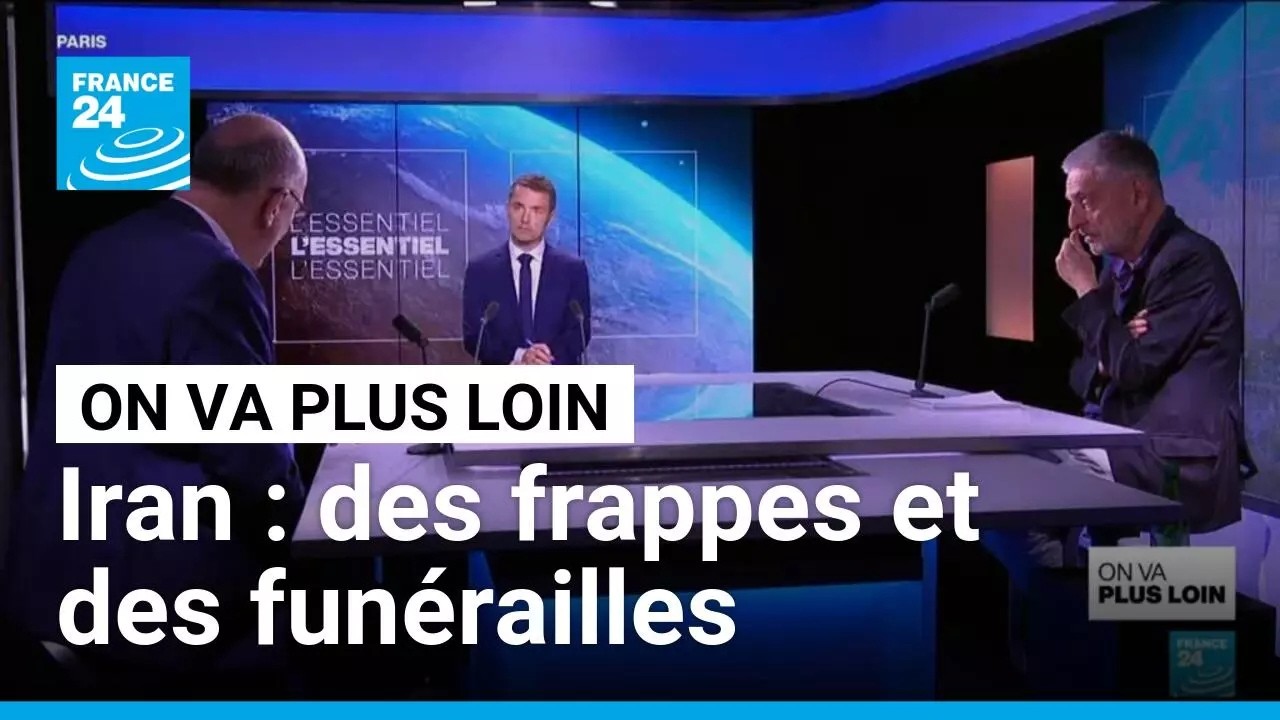 Iran : des frappes et des funérailles • FRANCE 24 cover art