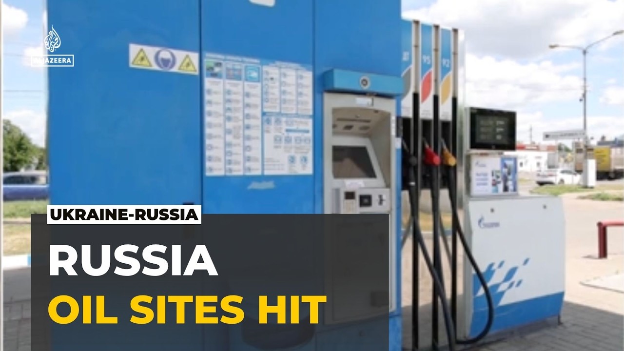 Ukraine strikes Russia: Drones target oil refinery and southern port cover art
