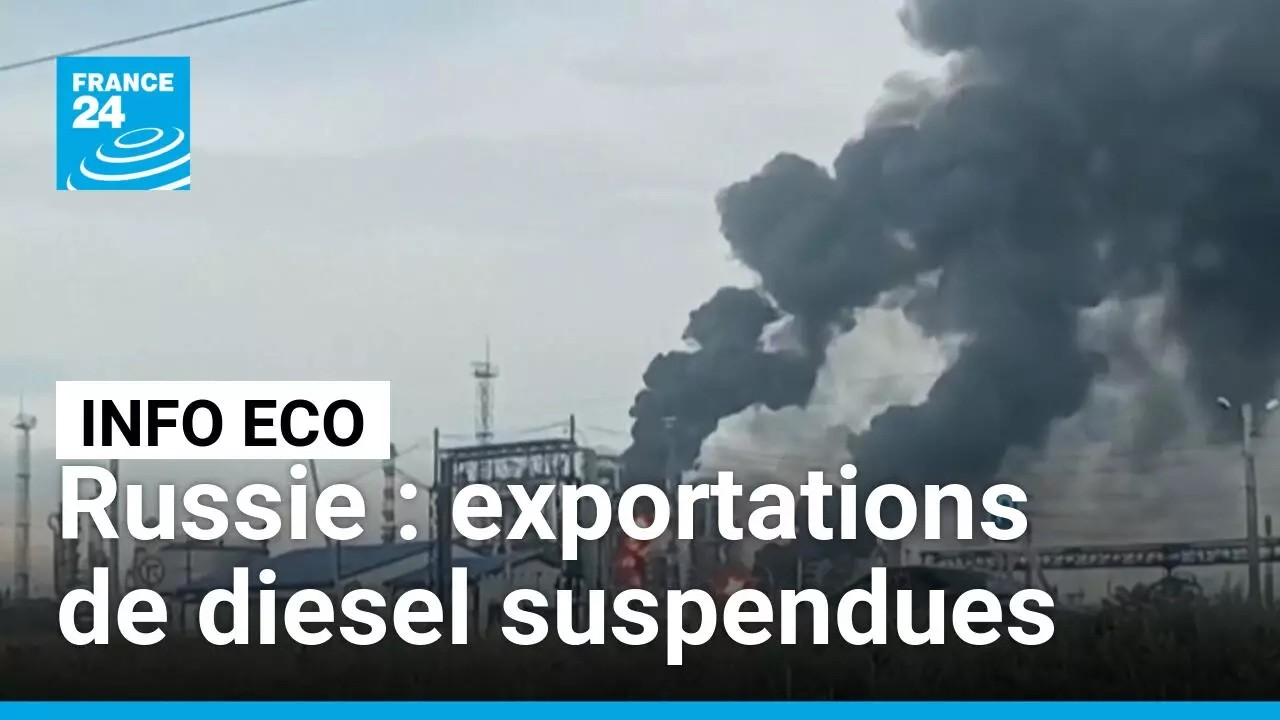 La Russie suspend ses exportations de diesel • FRANCE 24 cover art