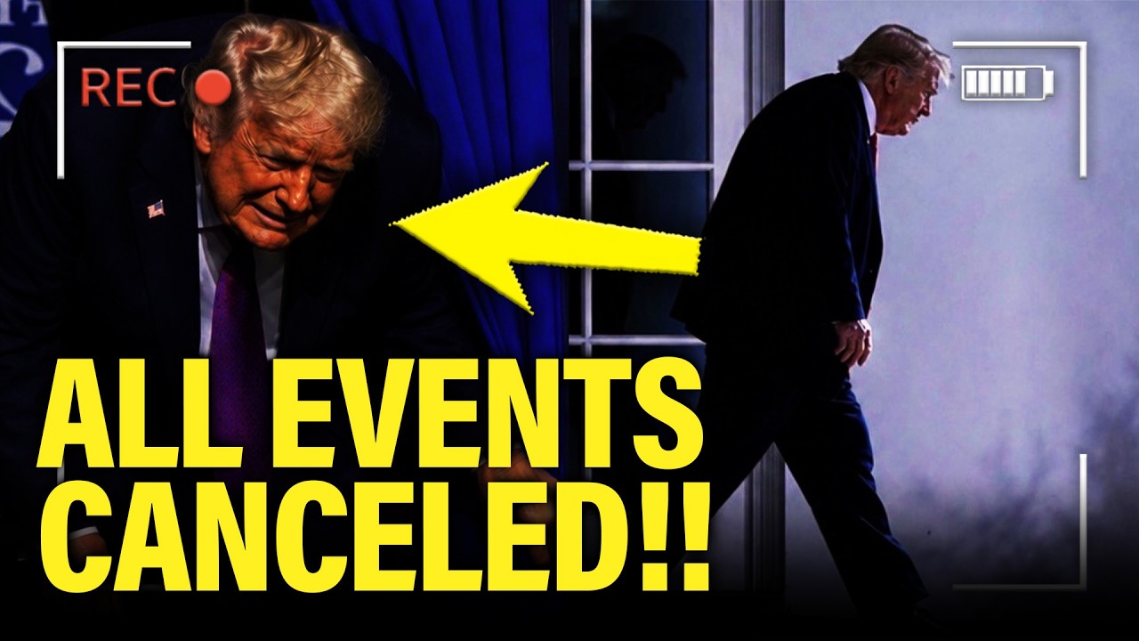 Trump SUDDENLY CANCELS All HIS EVENTS for 3 DAYS!!! cover art