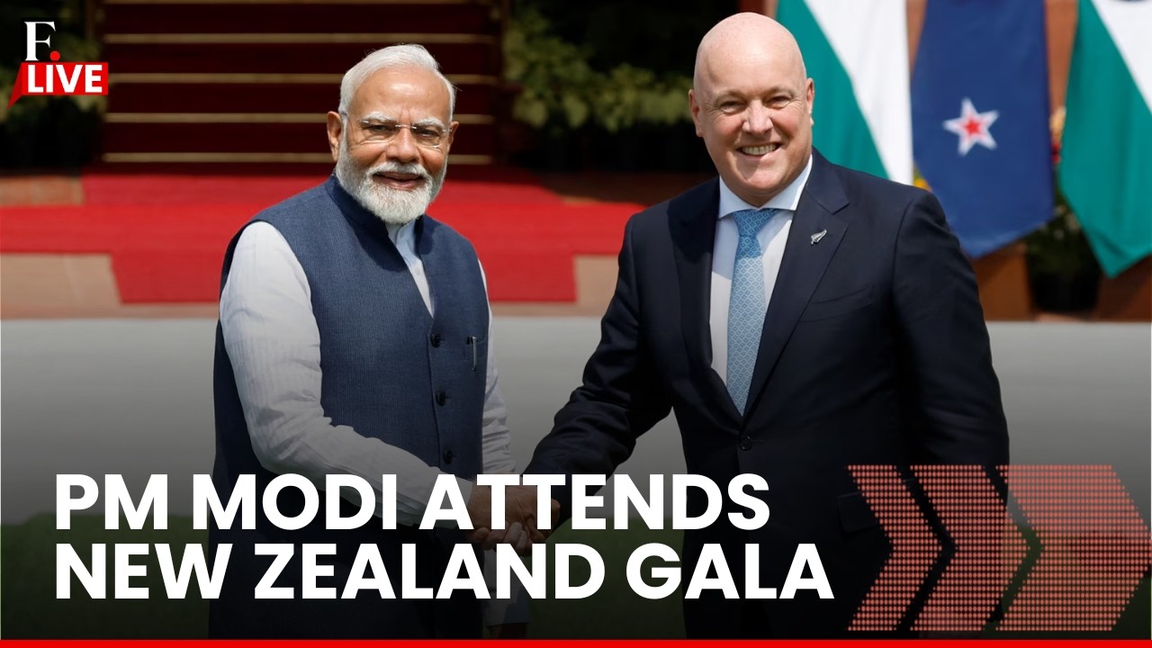 PM Modi LIVE: Indian Prime Minister Modi to Attend Gala hosted by New Zealand PM Christopher Luxon cover art