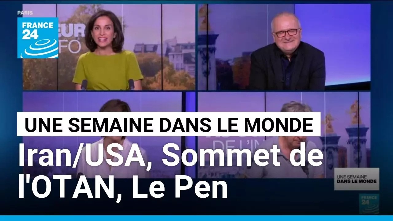 Reprise des hostilités Iran/USA, Sommet de l'OTAN, Marine Le Pen condamnée • FRANCE 24 cover art