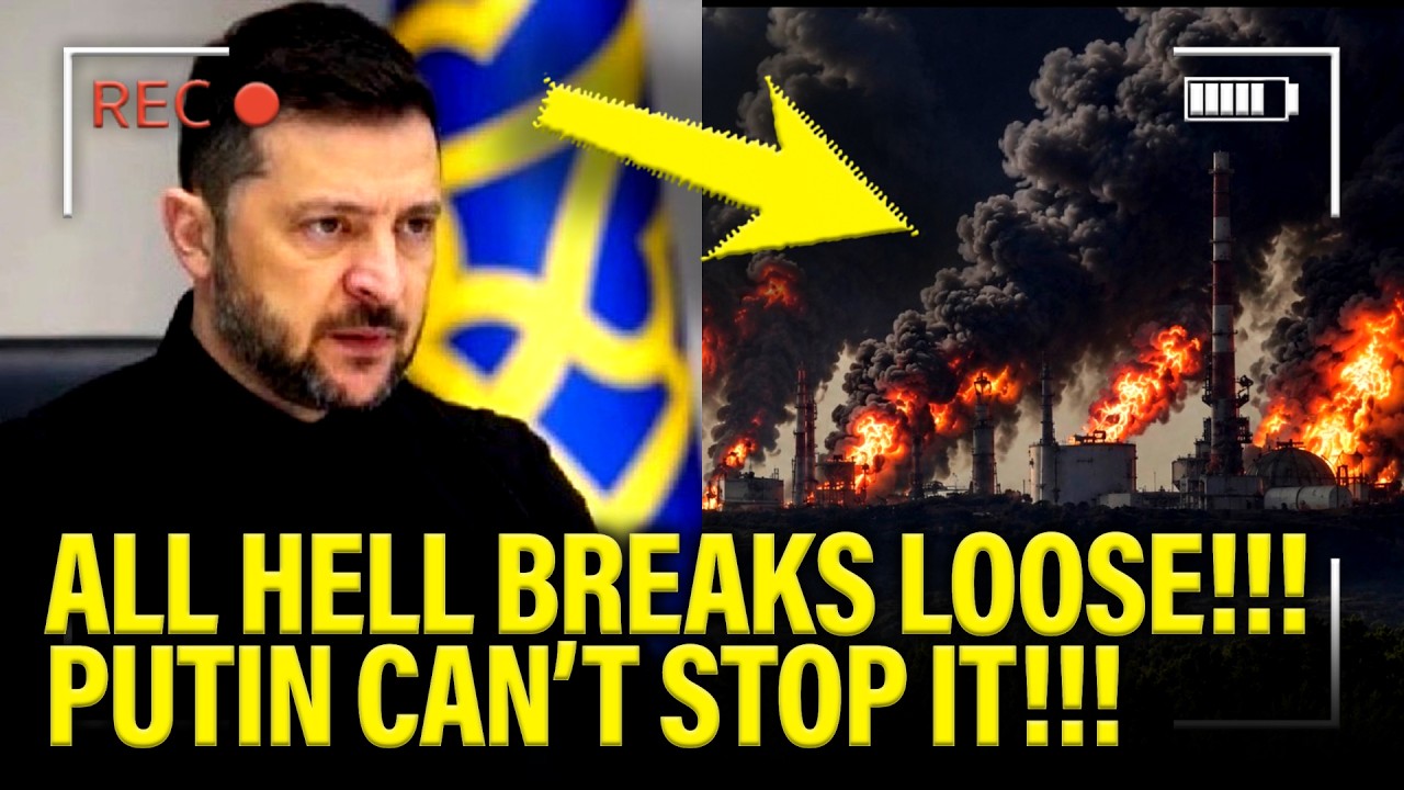All HELL BREAKS LOOSE as Zelensky UNLEASHES on PUTIN!!!! cover art