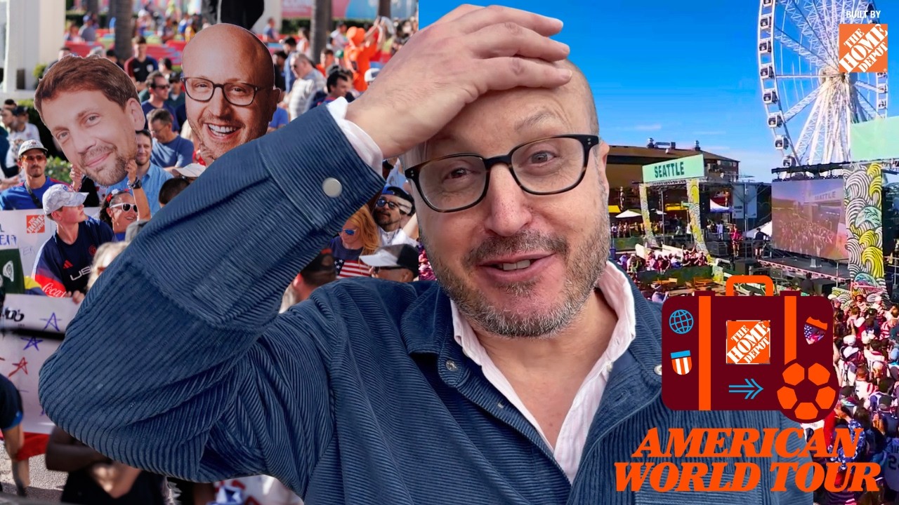 BEHIND THE SCENES: Men In Blazers Road Trip Across USA covering the World’s Greatest Tournament cover art