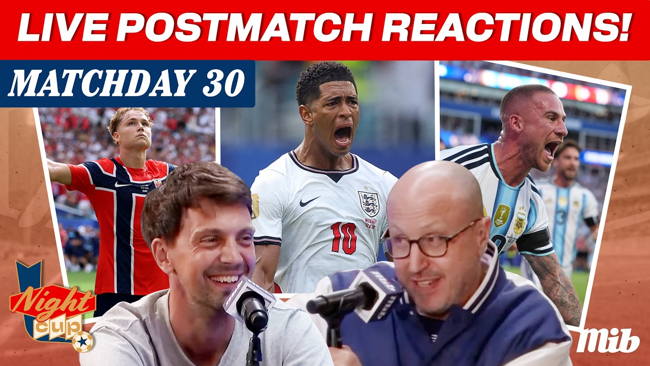 Norway vs. England | Argentina vs. Switzerland | LIVE! Post-Match Reactions | Night Cup cover art