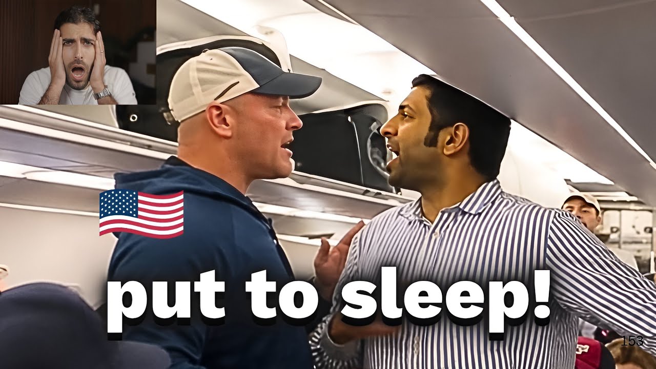 Entitled Foreigner F*CKS With The Wrong American Patriot on Airplane! cover art