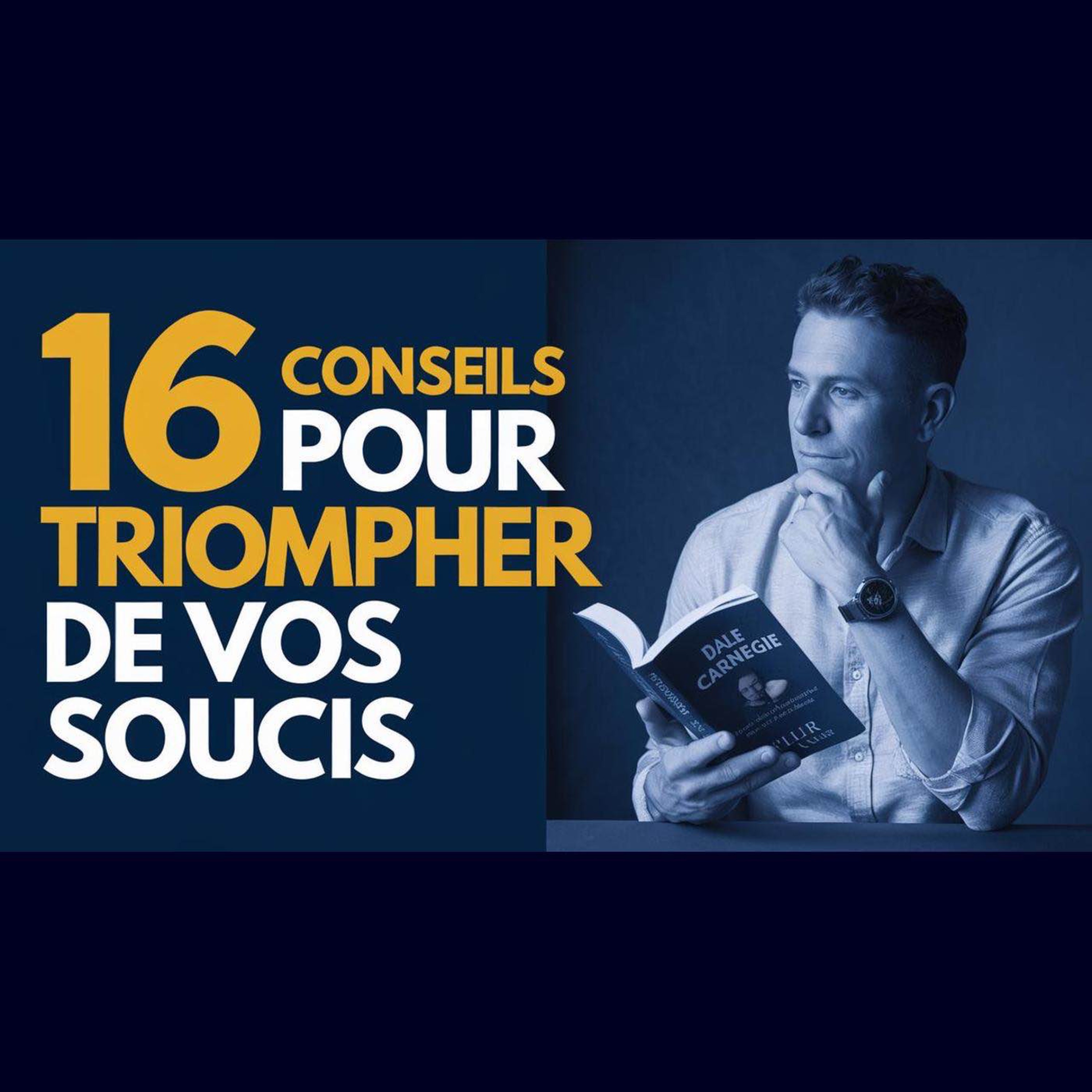 16 SECRETS pour DOMINER vos SOUCIS - DALE CARNEGIE cover art