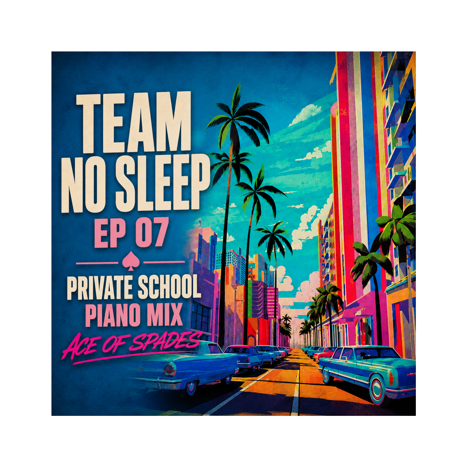 Ace of Spades - Team No Sleep EP 07 (Private School Piano Mix) cover art