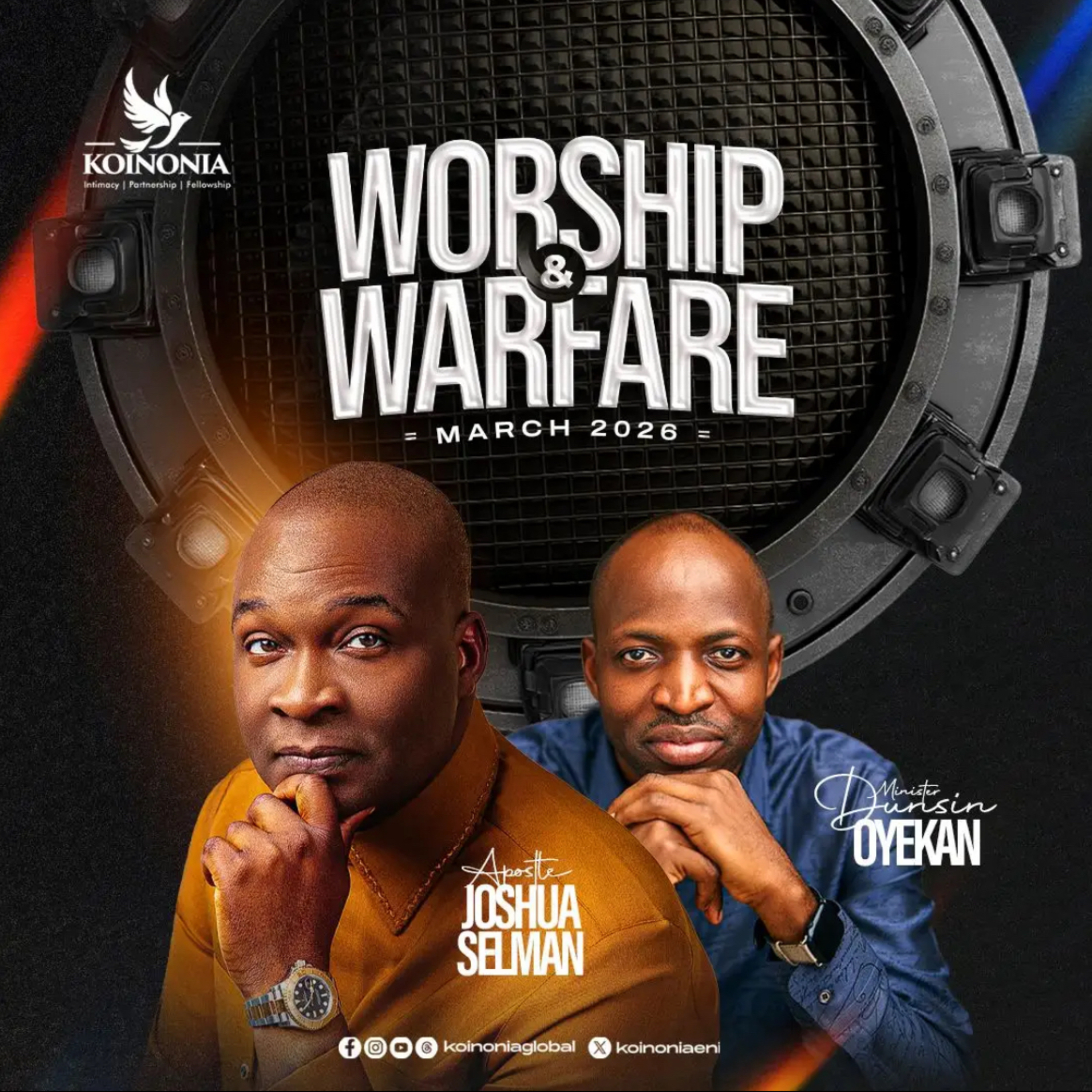 WARFARE AND WORSHIP (MARCH 2026) WITH APOSTLE JOSHUA SELMAN