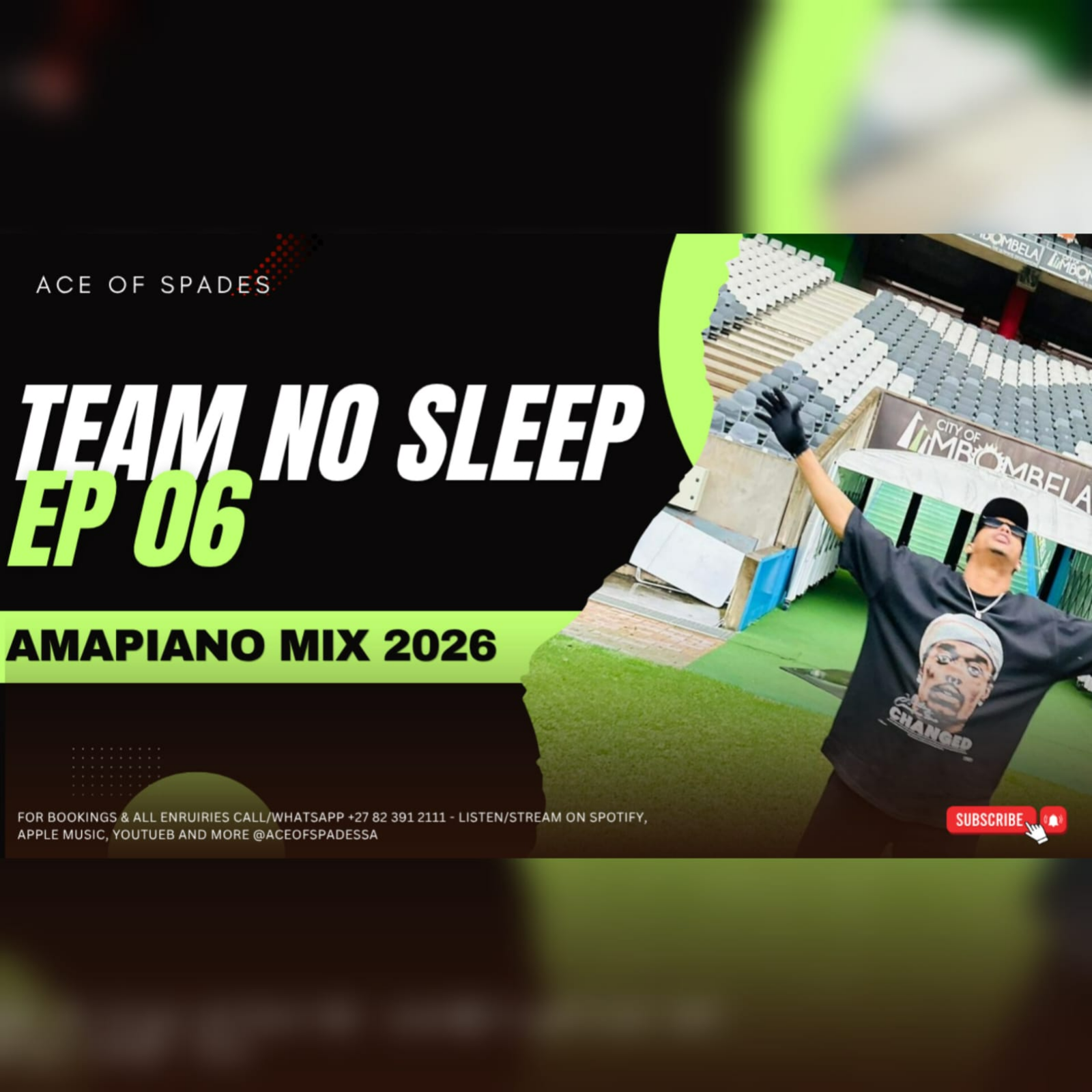 Ace of Spades - Team No Sleep EP 06 (Amapiano Mix 2026) cover art