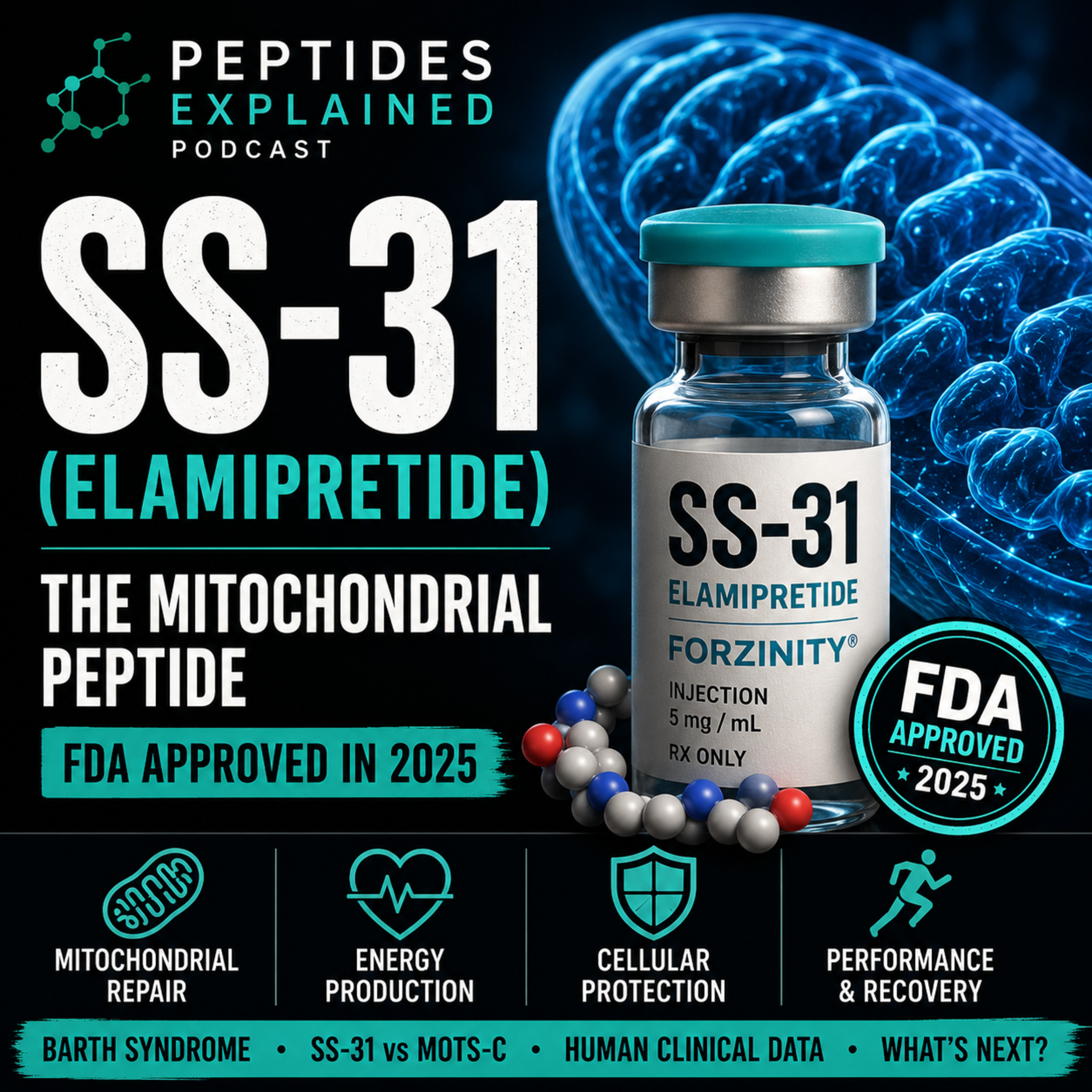 SS-31 Explained: The FDA-Approved Mitochondrial Peptide cover art