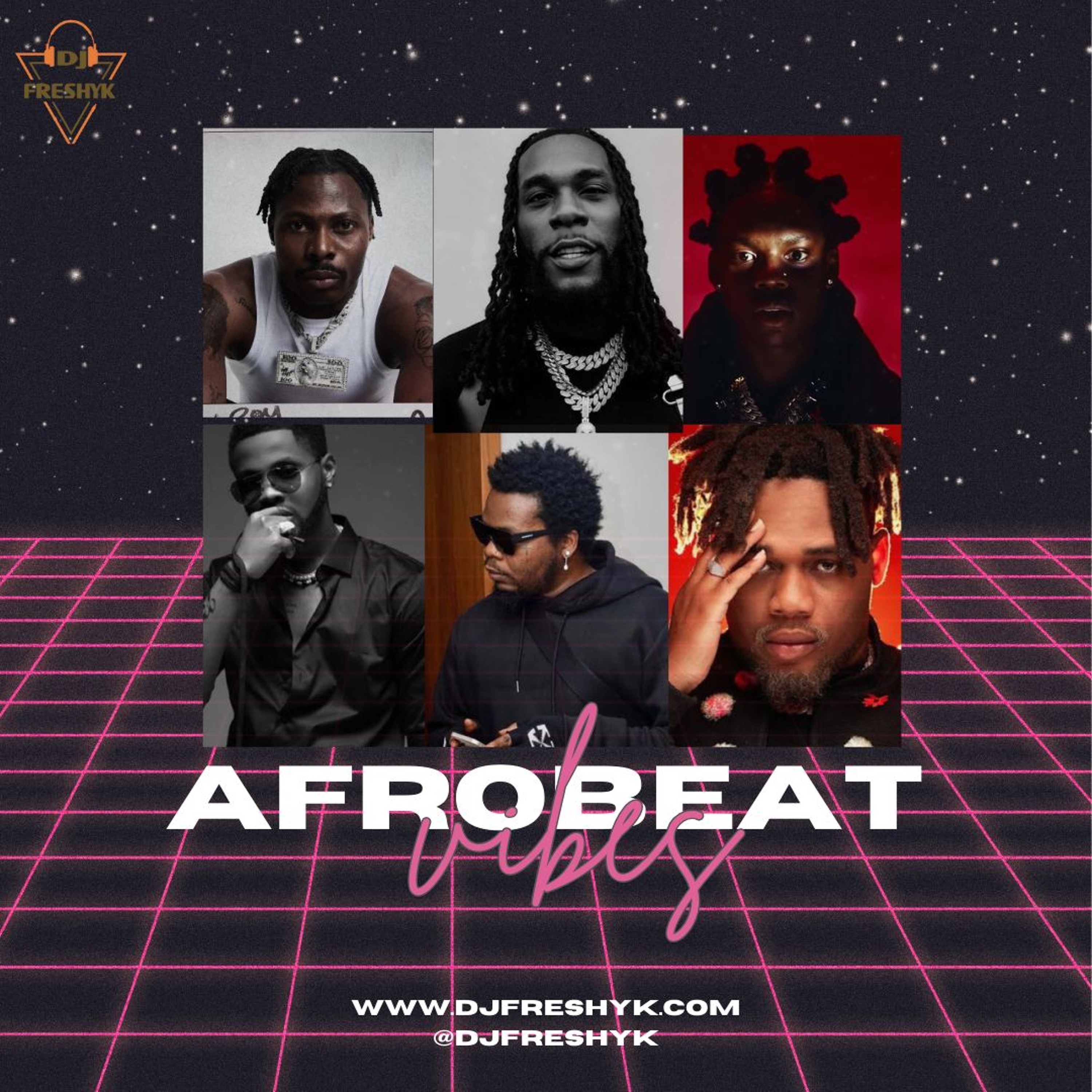 September 2024 - Vibe ft Rema, Asake, Ayra Starr, Shallipopi, Tshwala Bam, burna boy, amapiano cover art