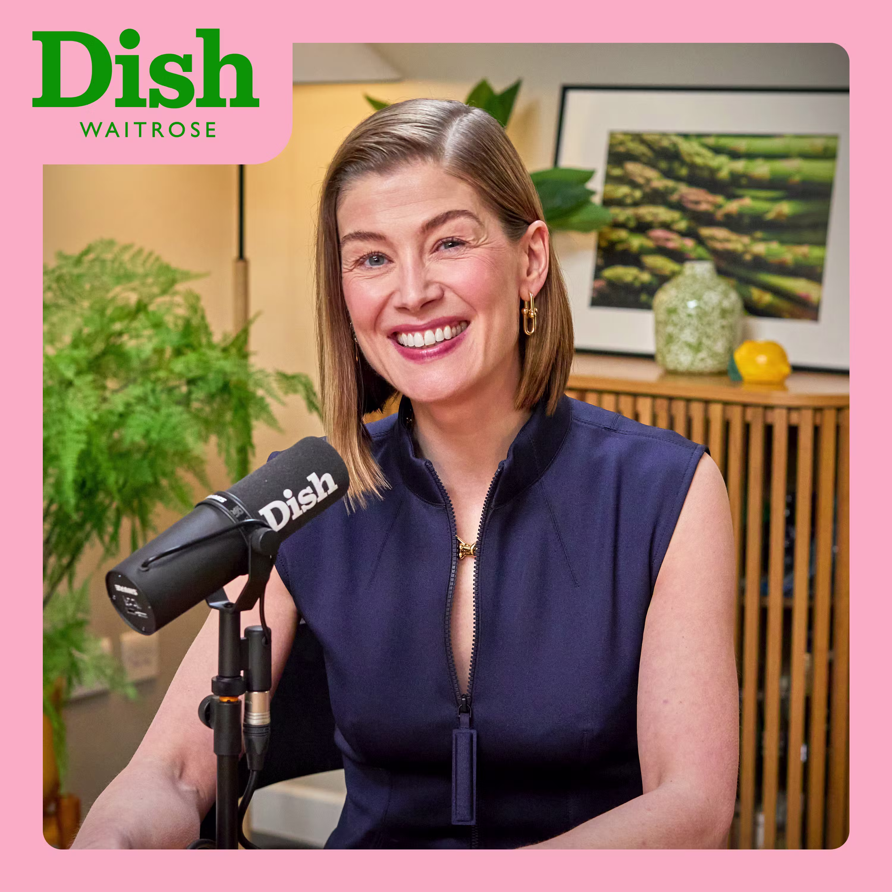 Rosamund Pike is treated to roast trout with brown butter and asparagus cover art