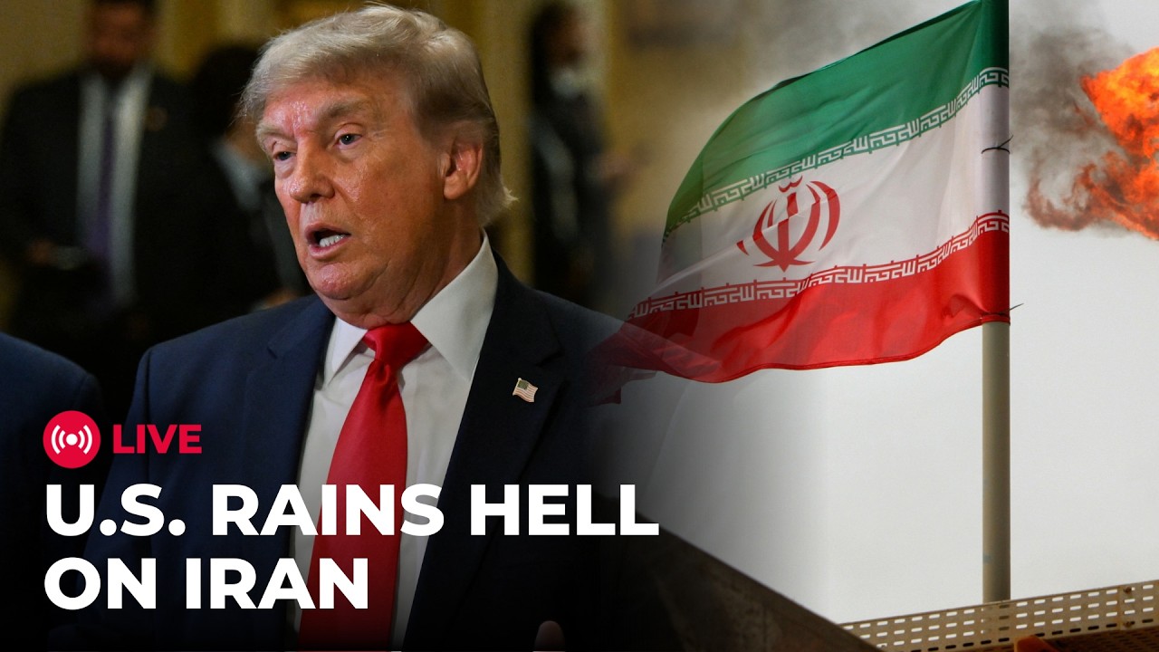 US Iran War LIVE: US Rains Missiles on Iran | Intense Clashes Between US Iran cover art