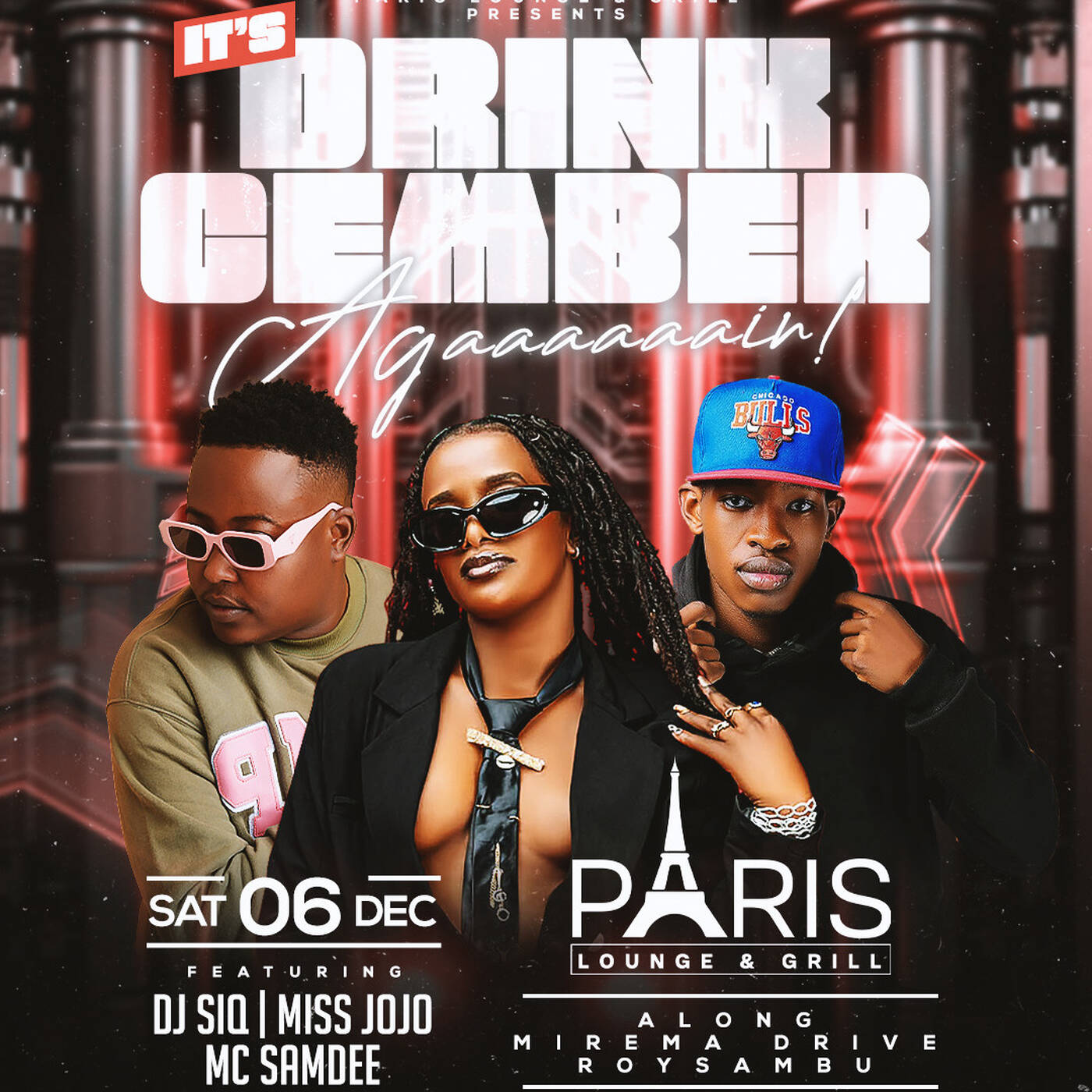 DEEJAY SIQ X MC SAMDEE LIVE CLUB MIX PARIS LOUNGE  PART 1 (BEST CLUB BANGERS MIX 2025 -DONJO MABER, BIEN, TOXIC BACKBENCHER, WAKADINALI, TIKI TAKO) cover art