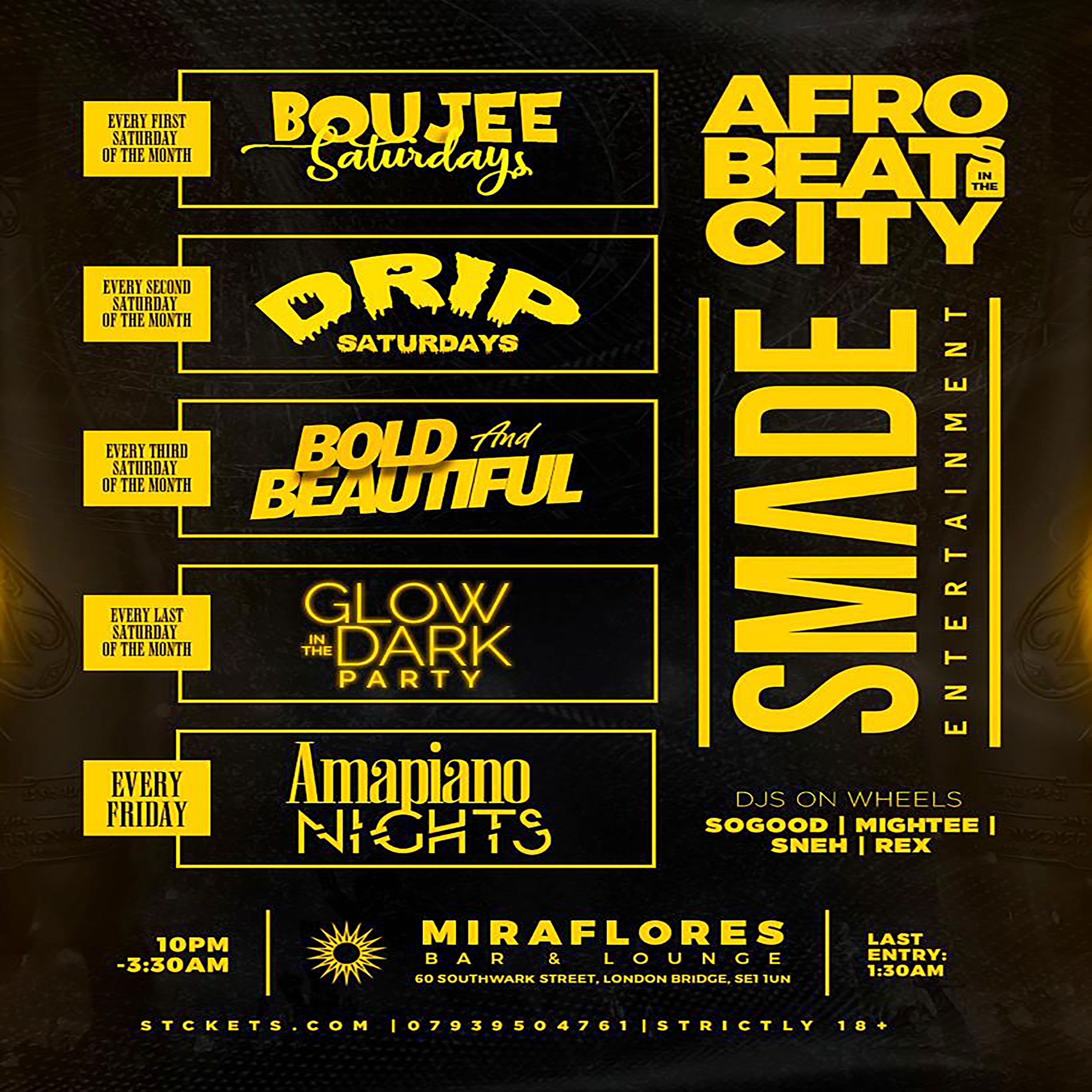 SMADE EVENTS | AfrobeatsintheCity | AmapianoNight | Bold&Beautiful | GlowInTheDark (Live) ๐ฅ๐ฅ๐ฅ๐ฅ๐ฅ