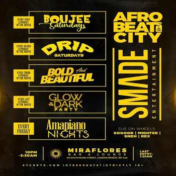 SMADE EVENTS | AfrobeatsintheCity | AmapianoNight | Bold&Beautiful | GlowInTheDark (Live) 🔥🔥🔥🔥🔥 cover art