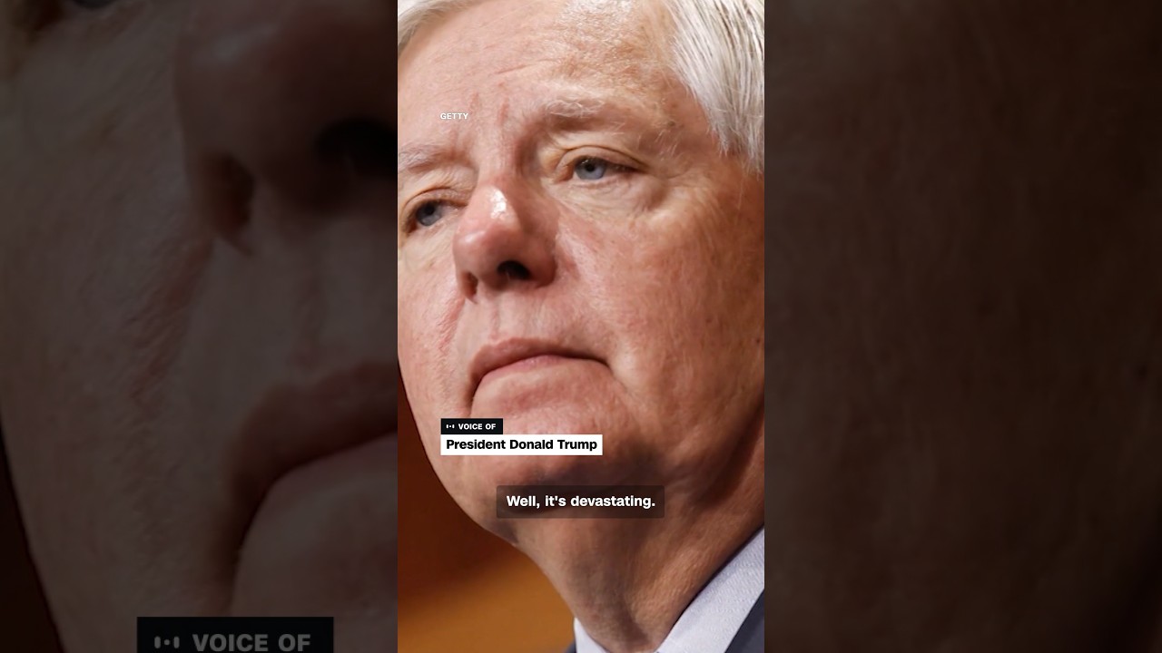 Trump says he spoke to Sen. Lindsey Graham shortly before he died cover art