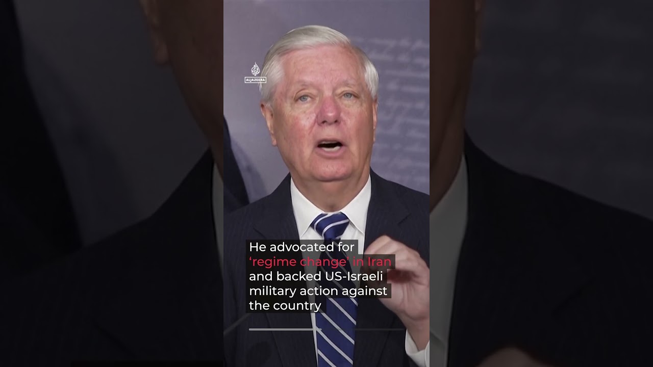 Lindsey Graham, hardline backer of US-Israeli wars, dies aged 71 | AJ #shorts cover art