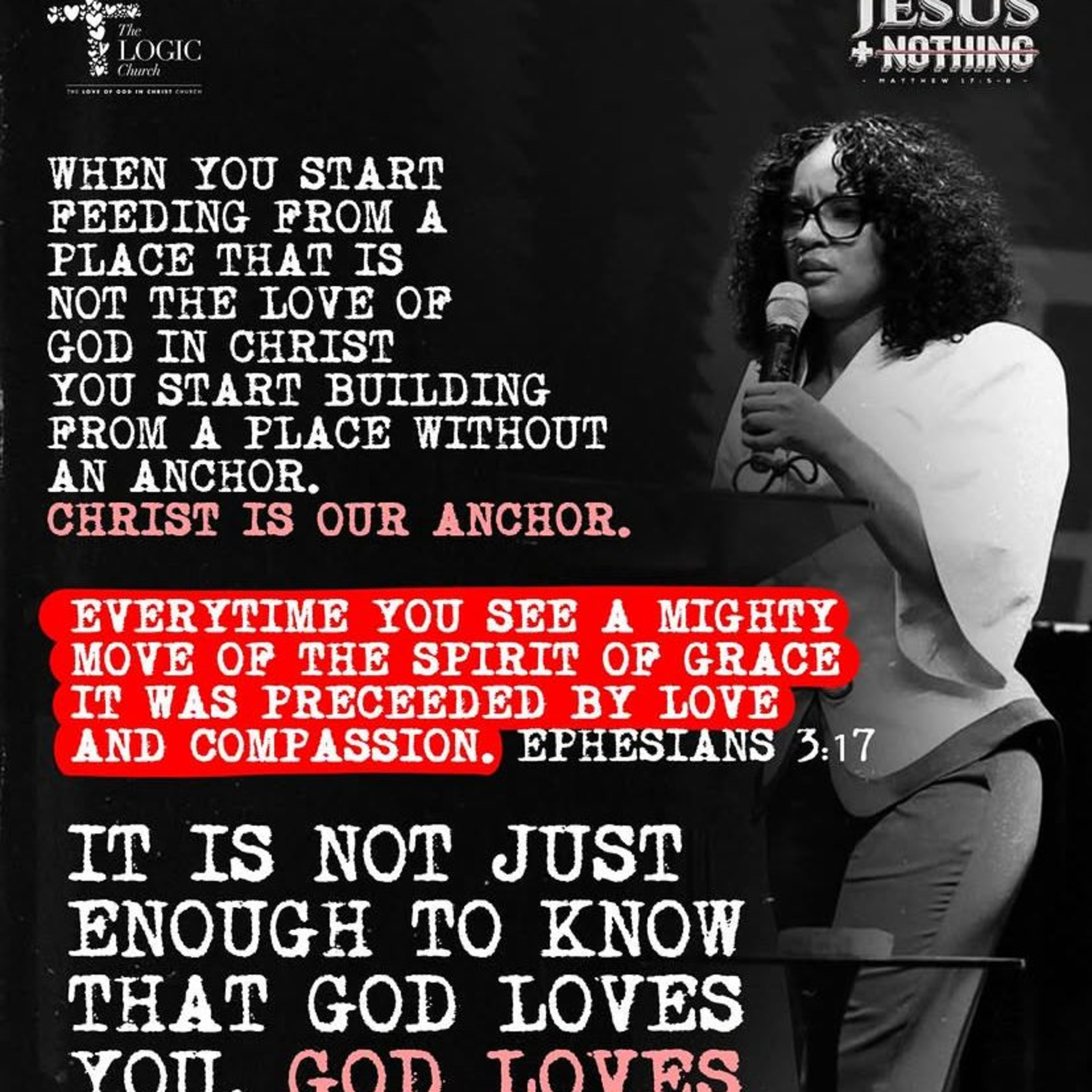 JESUS PLUS NOTHING 2026 | PASTOR ANDREA CRAYTON | THE LOGIC CHURCH | HQ cover art