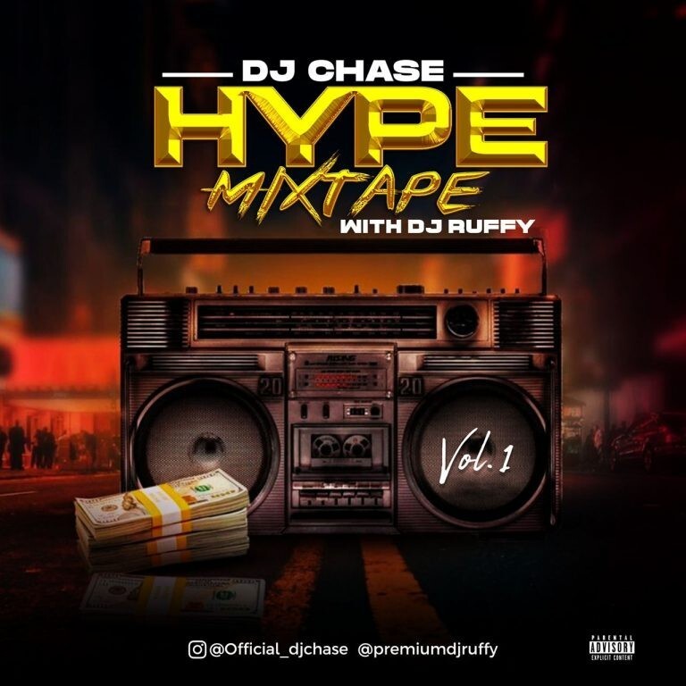 DJ Chase HYPE MIXTAPE cover art