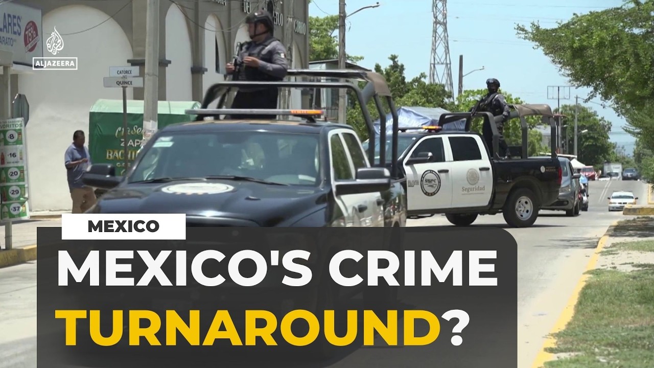 Criminal violence in Mexico: Government says homicides fall to lowest in more than a decade cover art