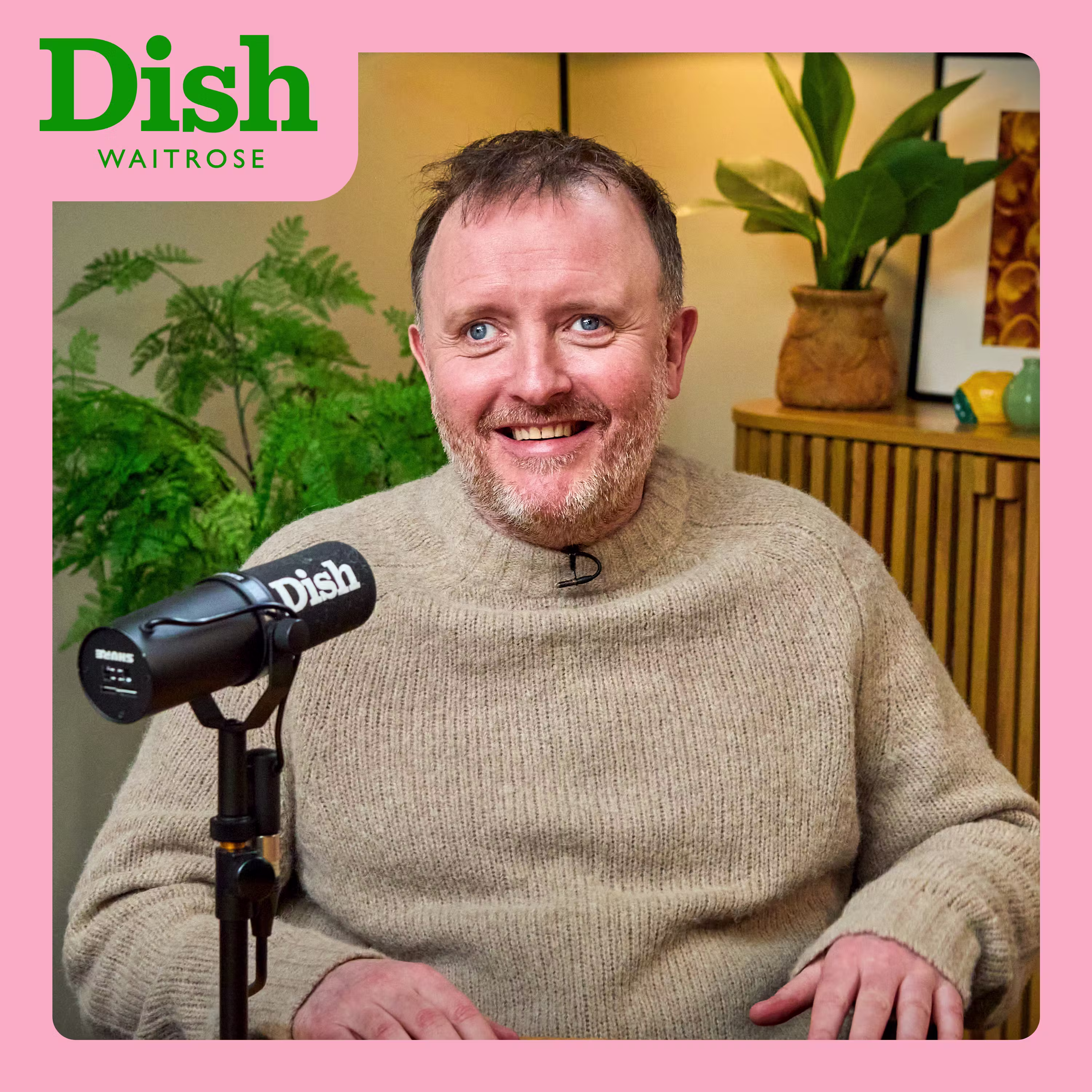 Chris McCausland enjoys our cottage pie and a ginger beer cover art