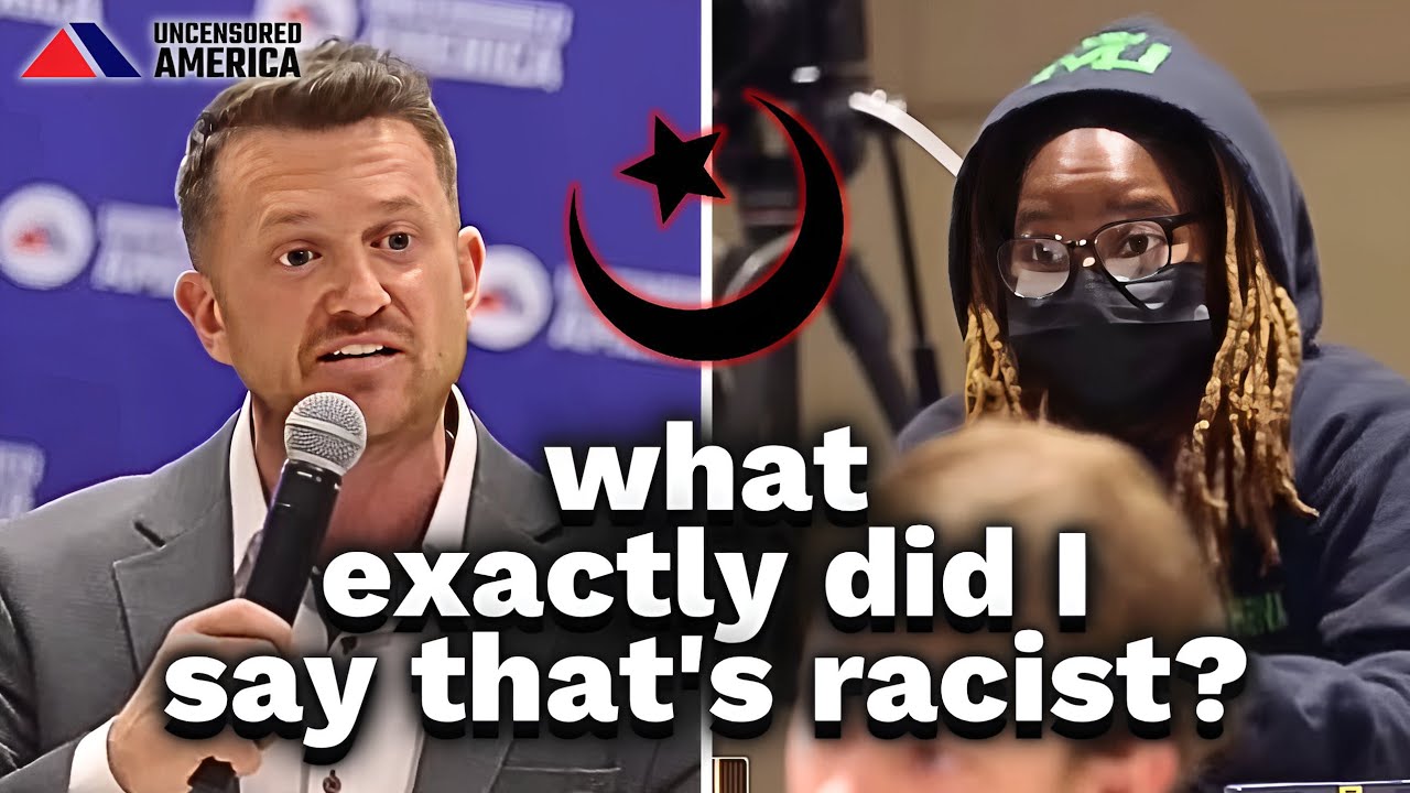 Leftist Student Calls Tommy Robinson "Islamaphobic" And Instantly REGRETS It! cover art