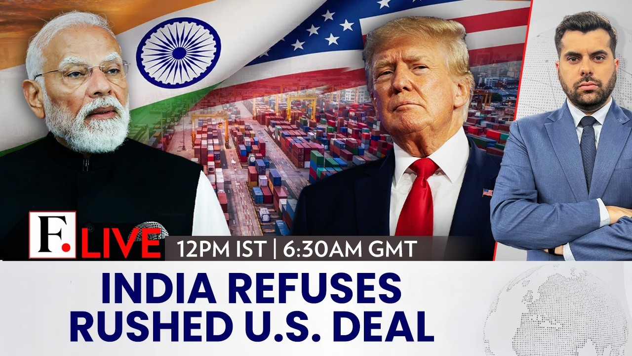 LIVE: India Refuses to Buckle Under US Trade Pressure, Holds Out for Better Deal: Report | Firstpost cover art