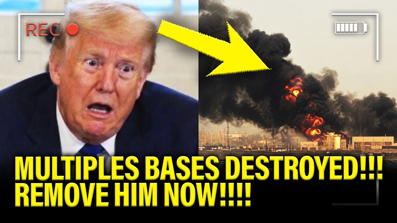 Trump PANICS as Iran INSTANTLY DESTROYS US BASES!!!! cover art