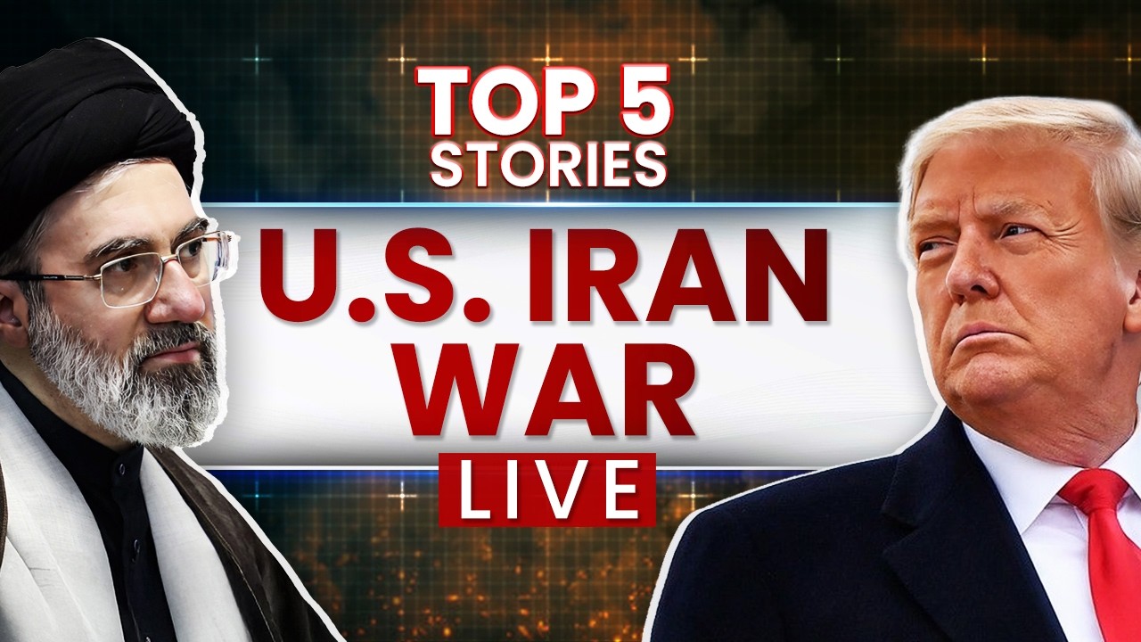 US Iran War LIVE: US Strikes 140 Iran Targets After Hormuz Ship Attack Sparks Gulf Retaliation cover art