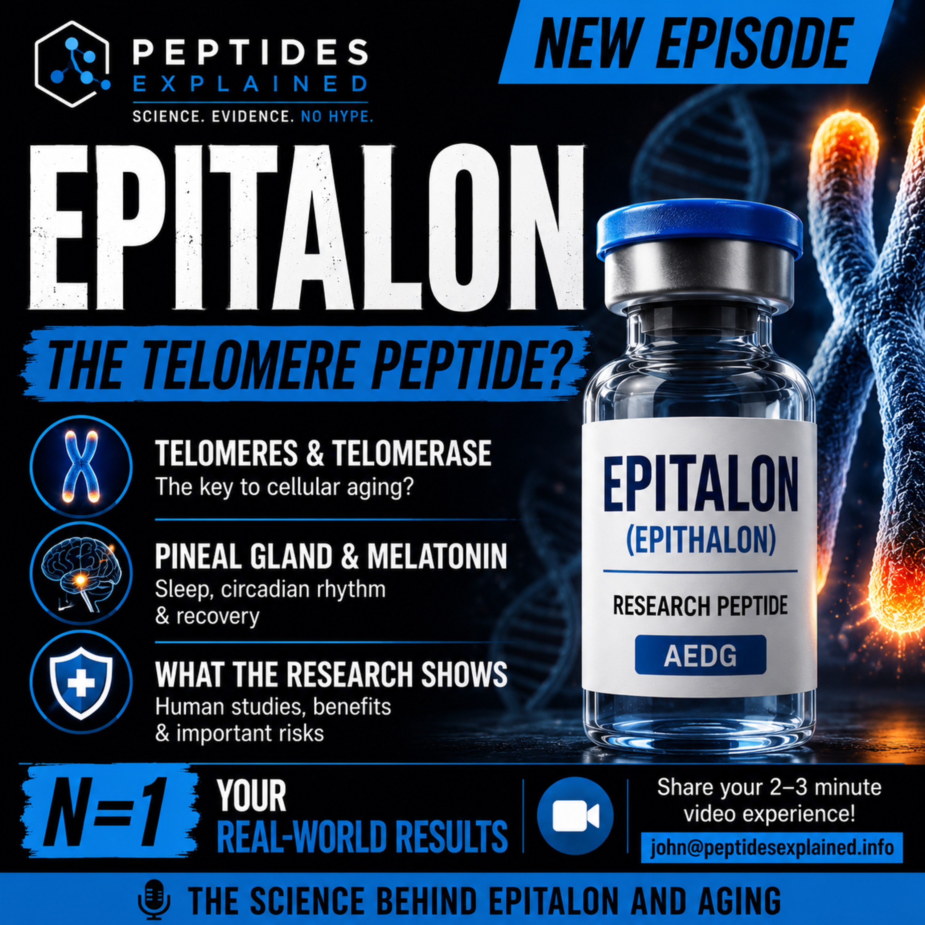 Epitalon Explained: The Science of Telomeres, Aging & Longevity cover art