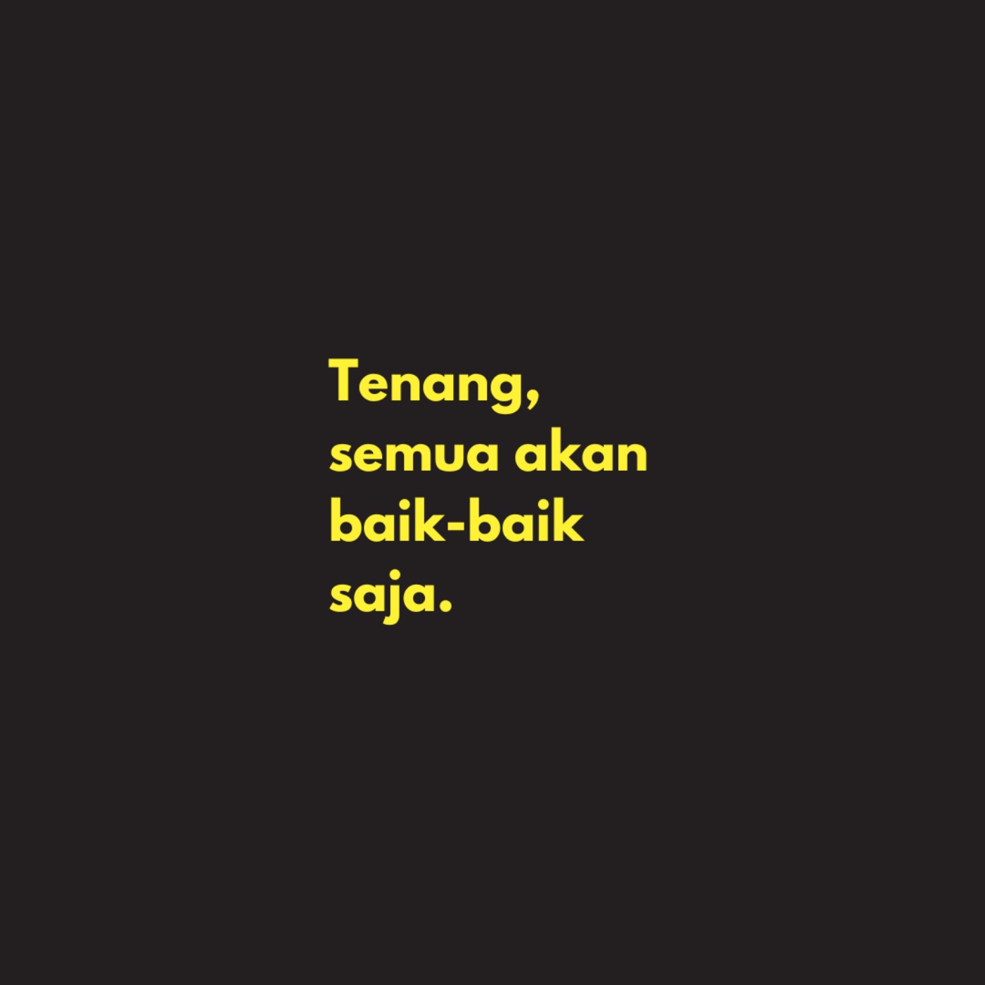 Tenang... cover art