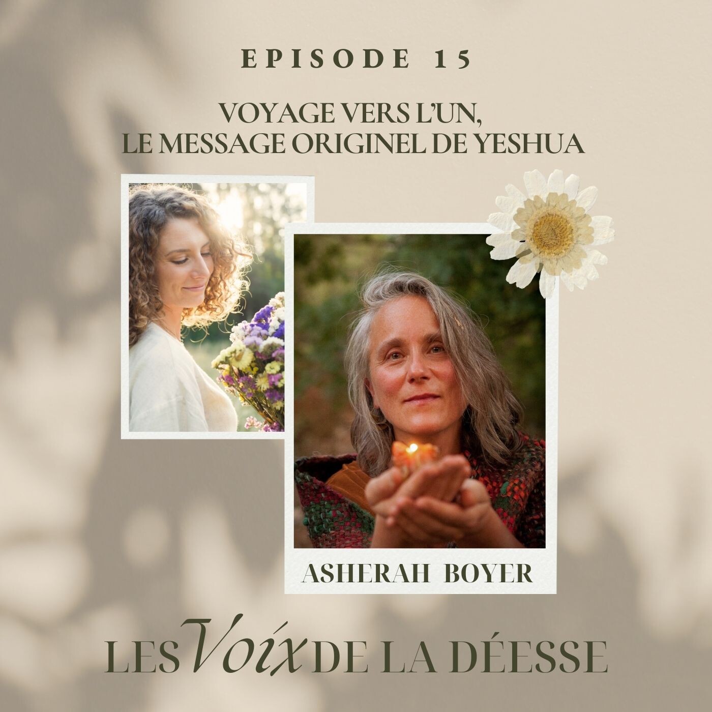 15- Voyage vers l’Un, le message originel de Yeshua en araméen avec Asherah Boyer cover art