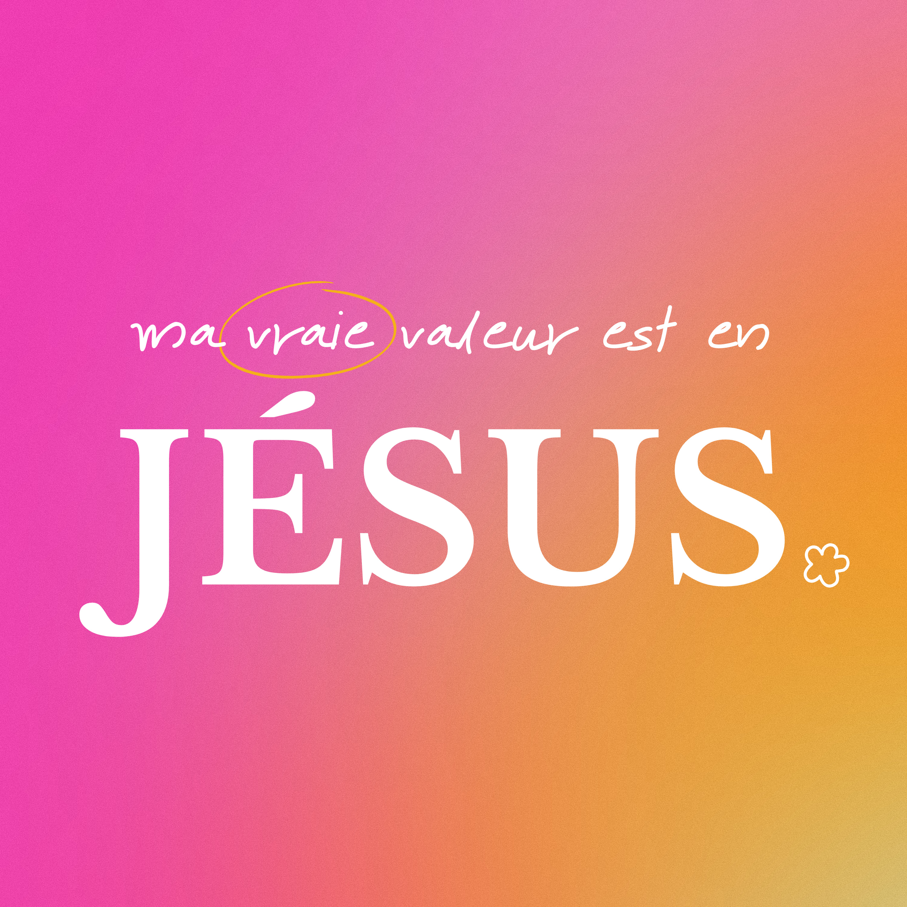 Ma Vraie Valeur est en Jésus cover art