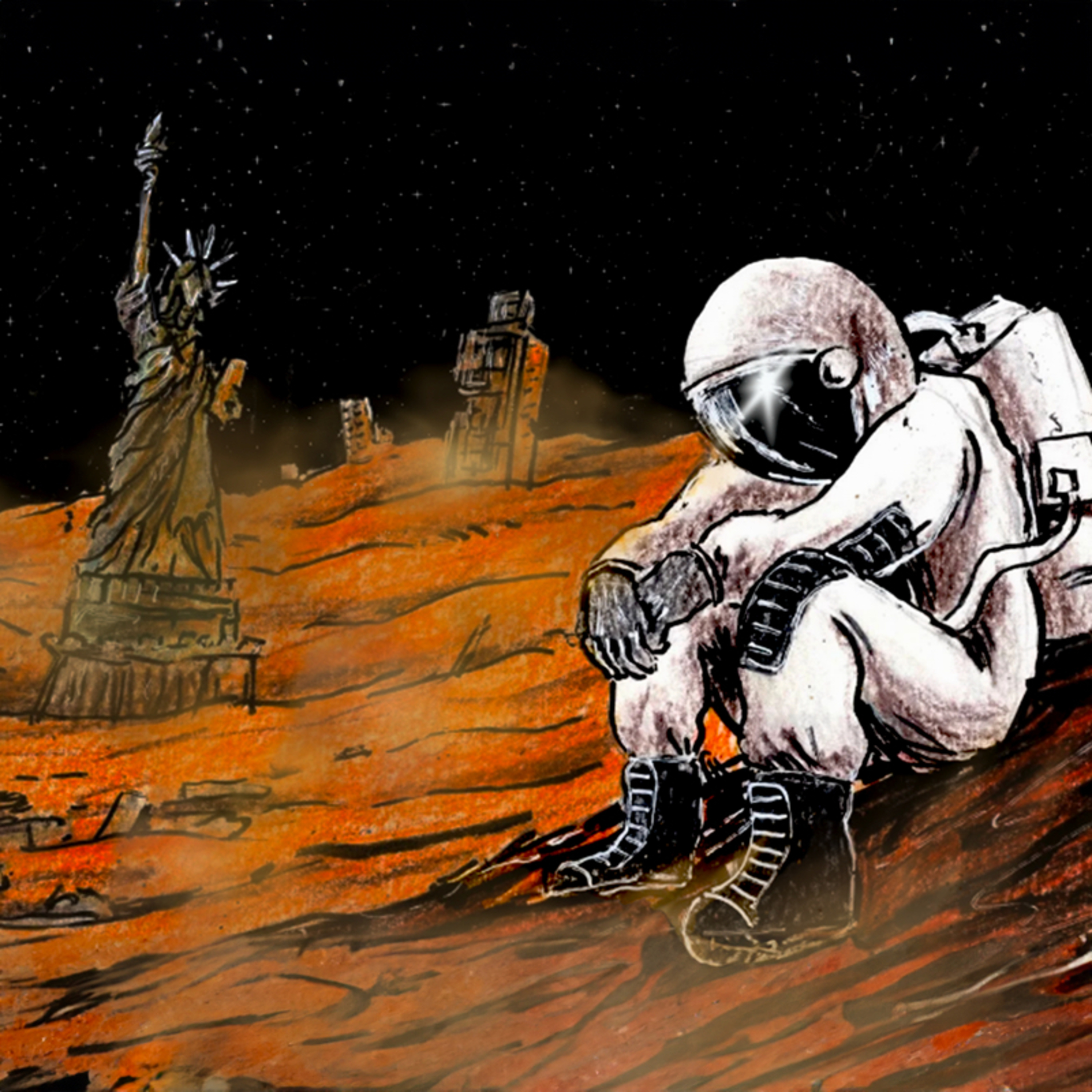 Le dernier humain sur Terre. cover art