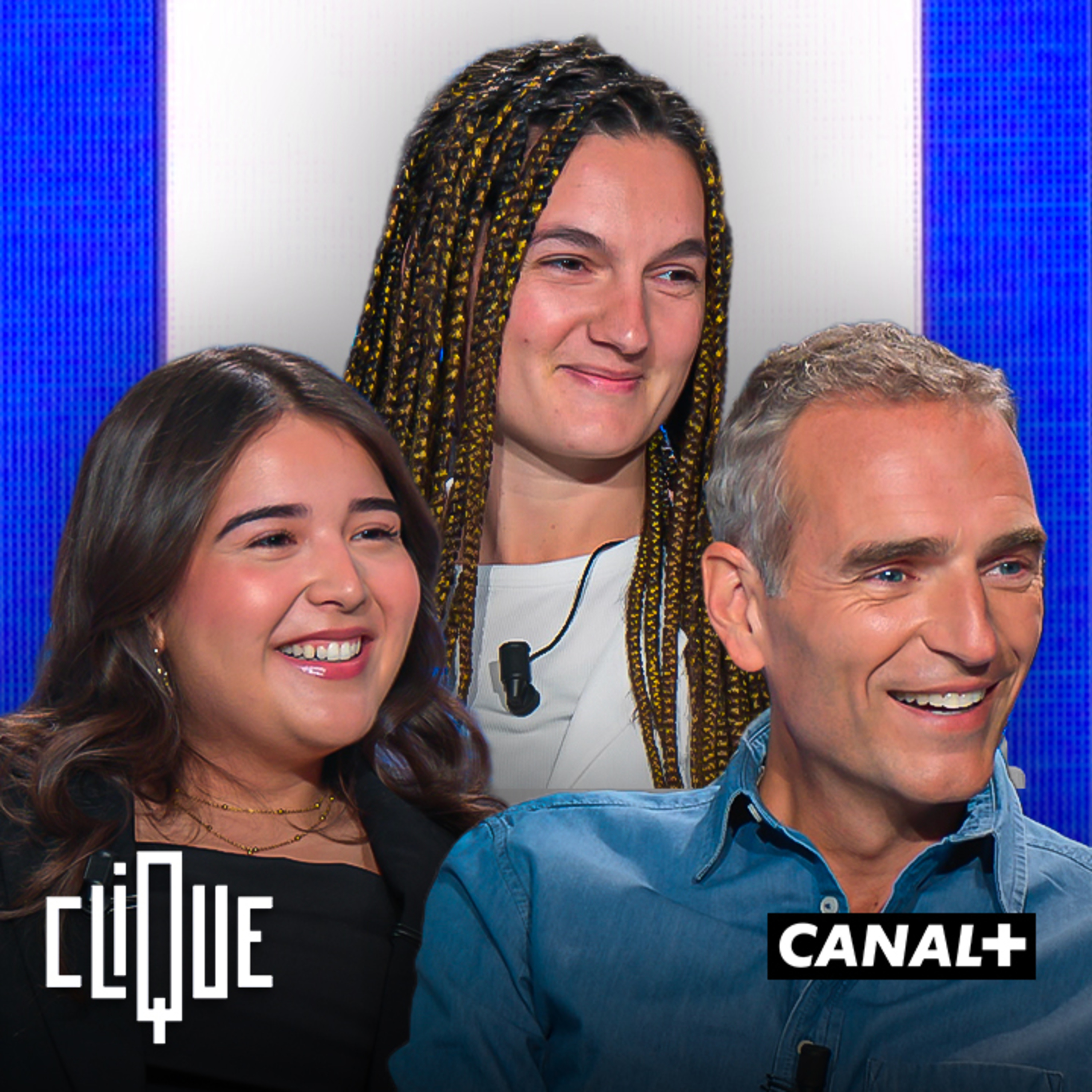 Alexandre Mars, Inès Ahaggan et Sarah Lezito sont dans Clique cover art