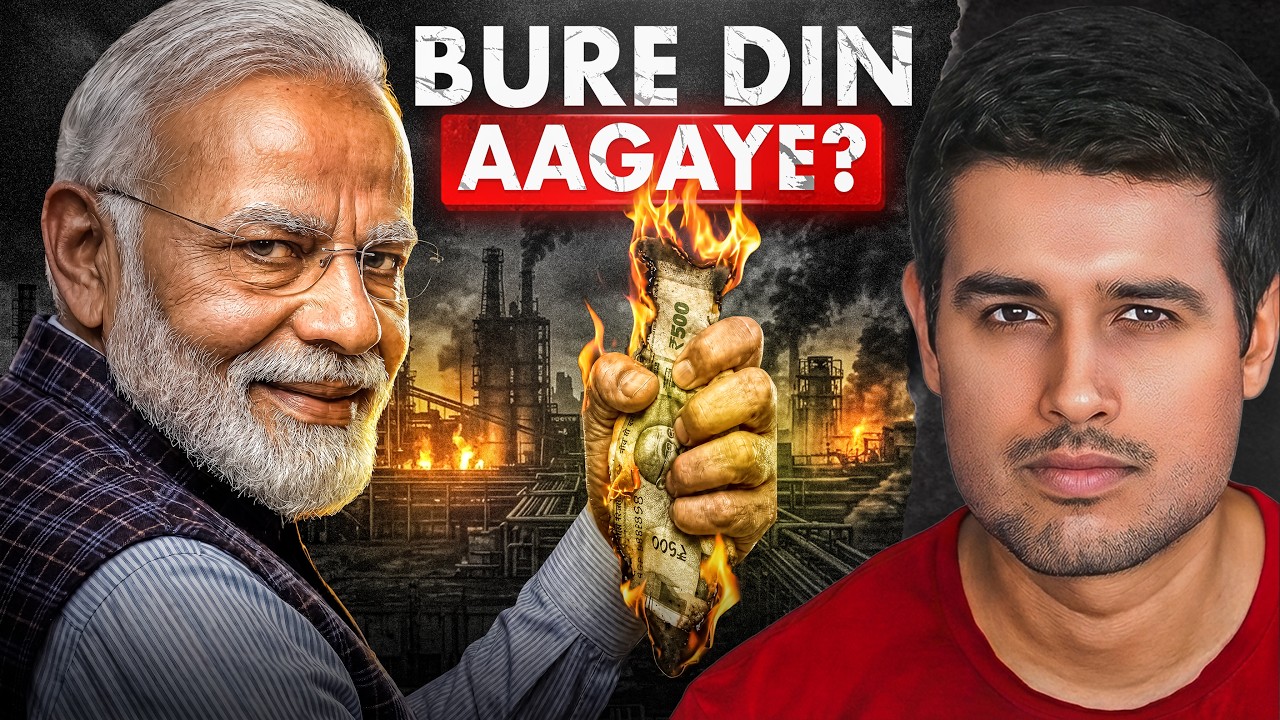 India's Economy is in DANGER | Rupee is Collapsing | Dhruv Rathee cover art