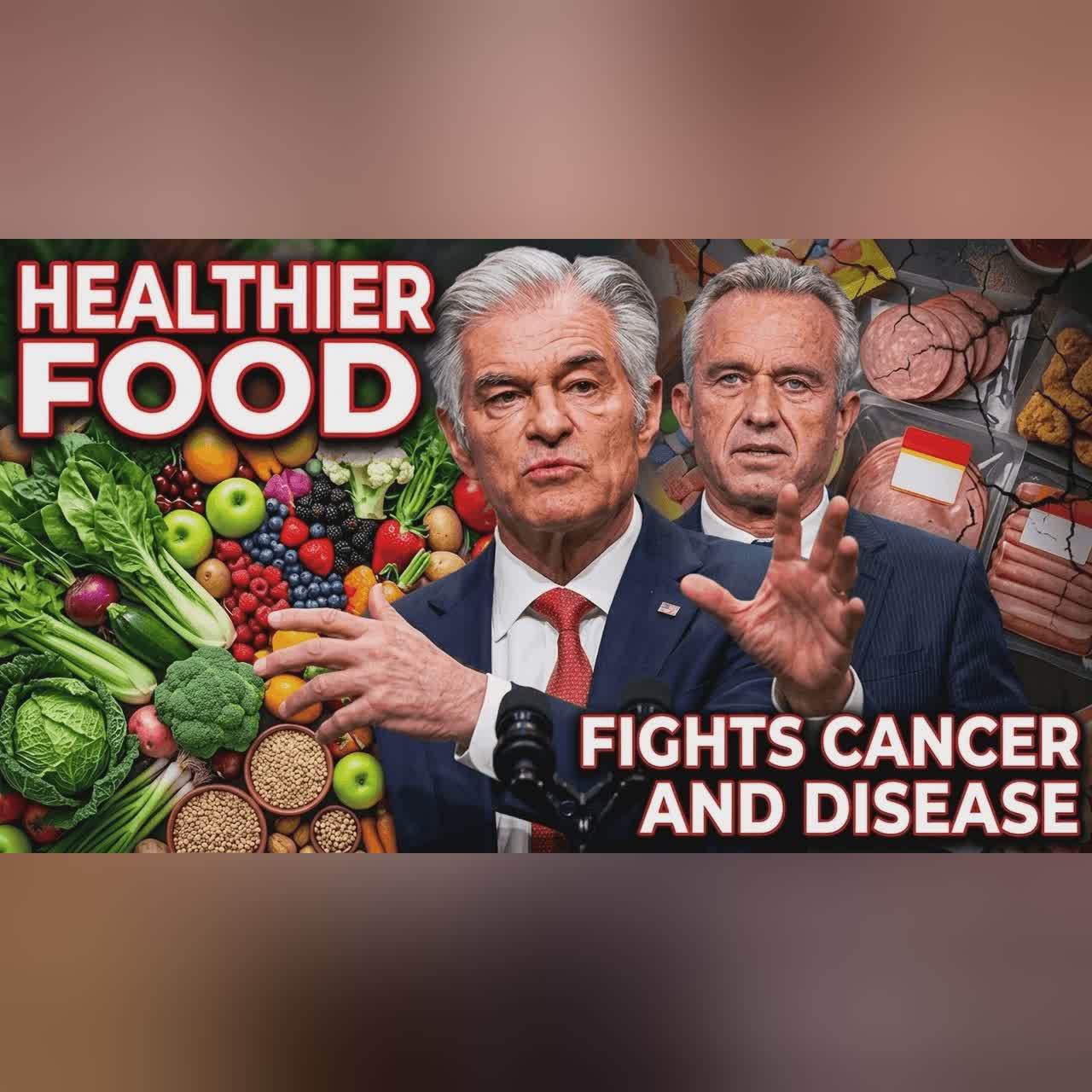 RFKJR And Dr. Oz Are Helping Make Food In America Healthier And Help Fight Cancer!