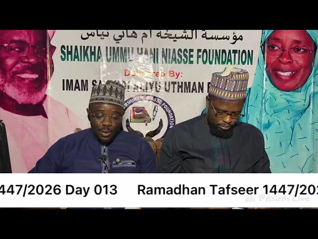 Ramadan Tafseer 1447AH day 13 Imam Sayyadi Ali Usman Bashir  cover art