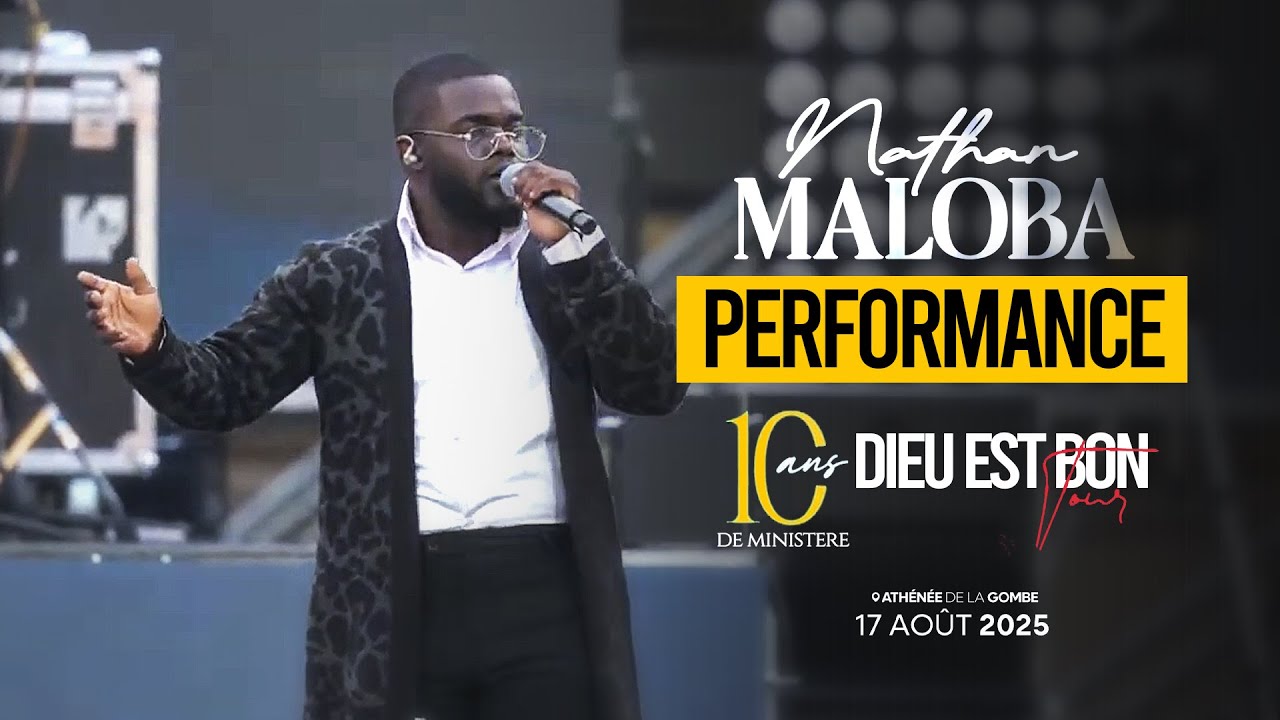 Nathan Maloba - Hallelujah & Aide moi Performance Concert @DeborahLUKALU  Dieu est bon cover art