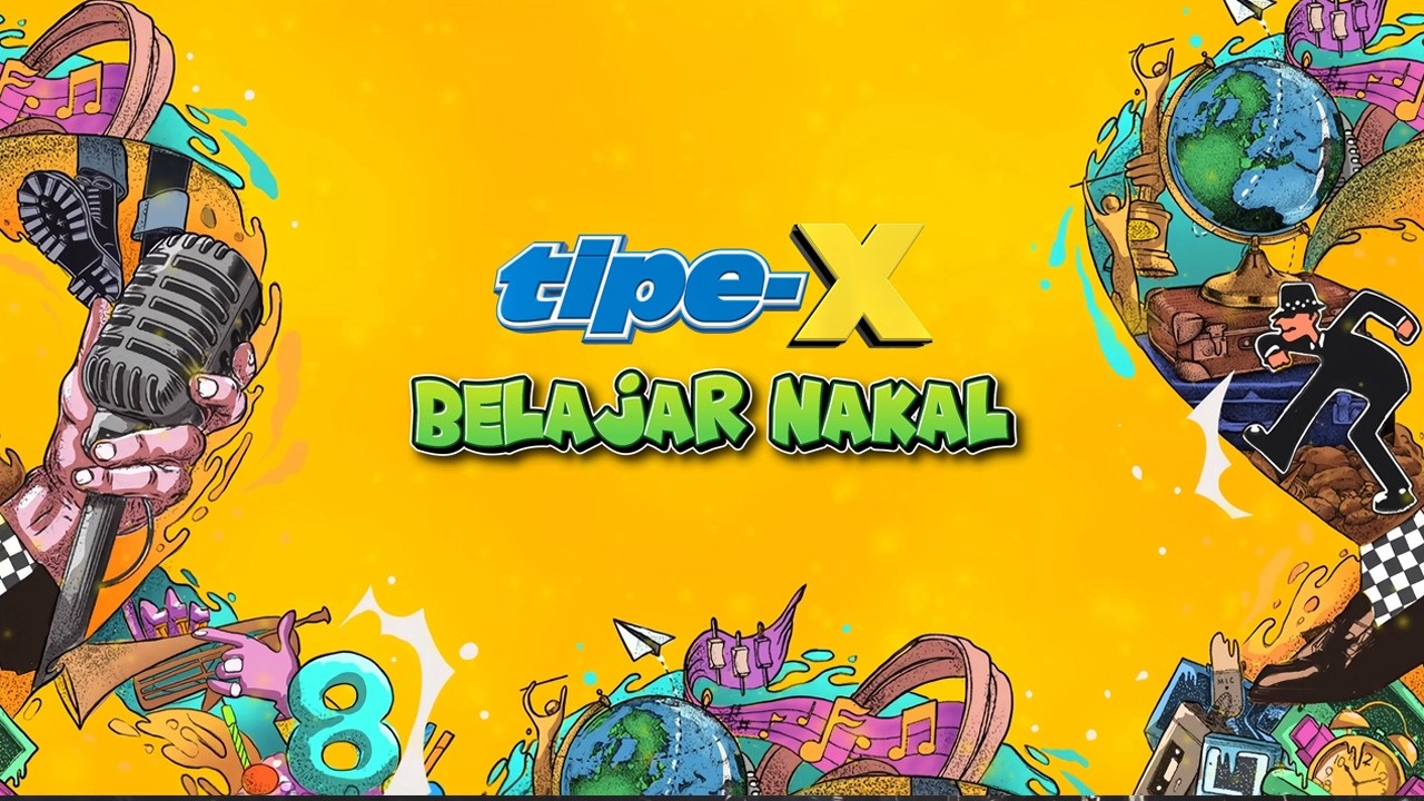 Tipe-X - Belajar Nakal ( Official Lyric Video ) cover art