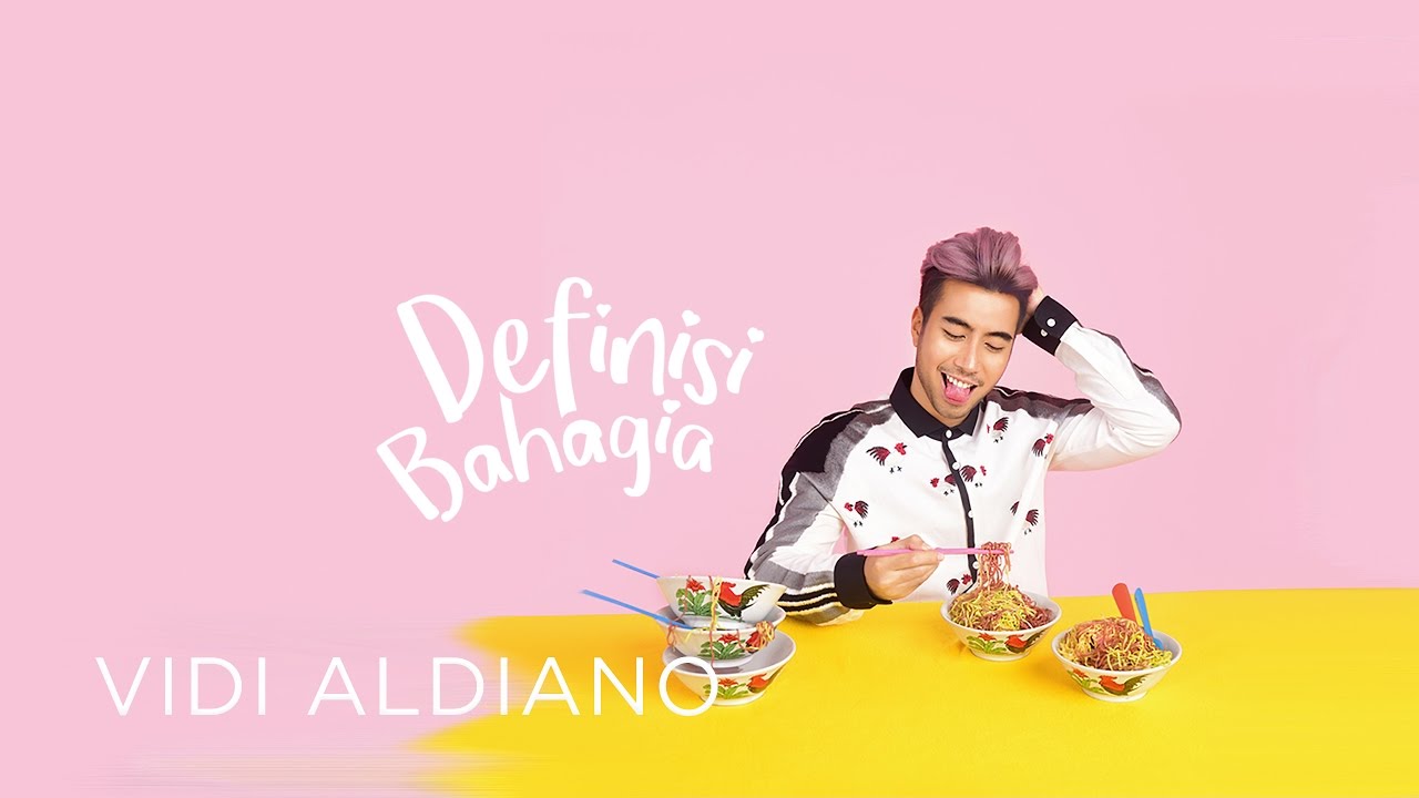 Vidi Aldiano - Definisi Bahagia (Lyric Video) cover art