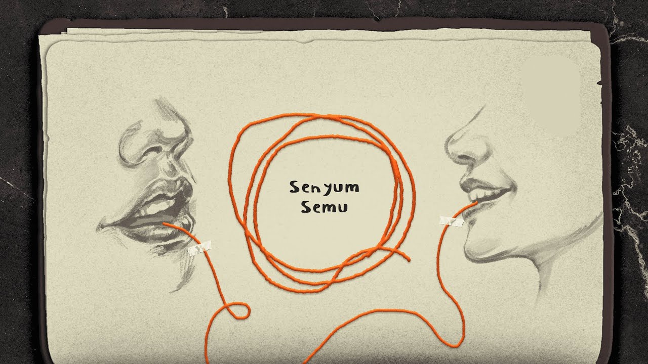 Feby Putri - Senyum Semu (Official Lyric Video) cover art